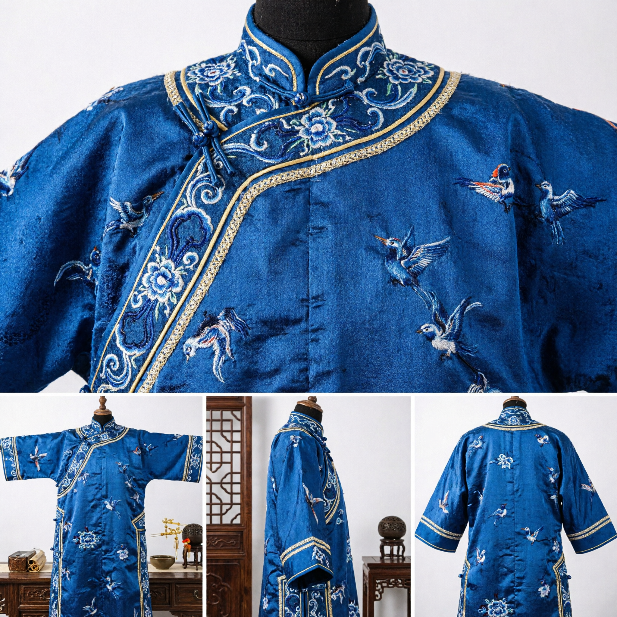 Traditional Chinese Gold Dragon Hairpins Ancient Hanfu Hair Sticks Wedding Bride Hair Accessories for Women - Asian Costume