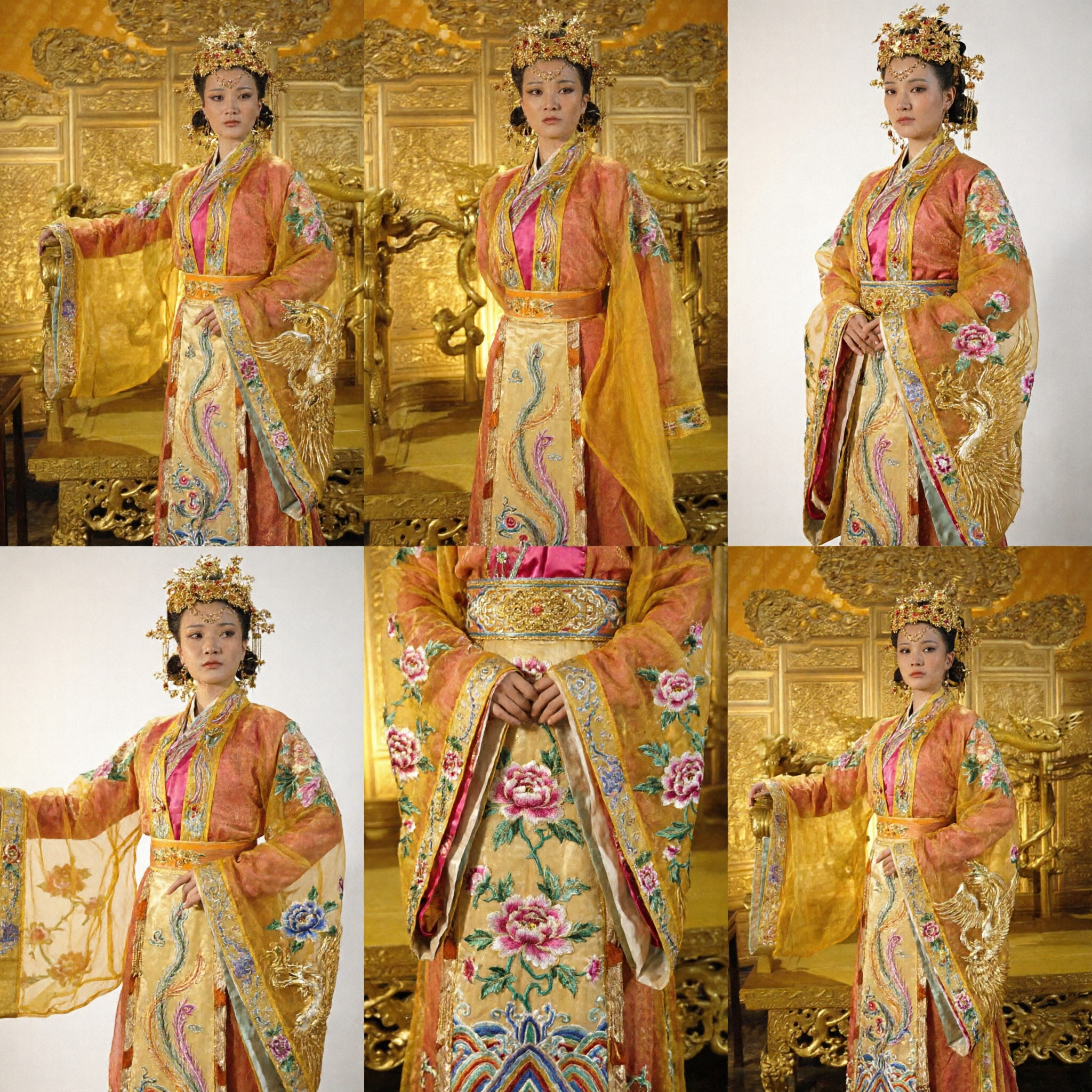 Traditional Chinese Tang Dynasty Empress Costume Ancient Princess Hanfu Dress for Women Cosplay Performance - Asian Costume