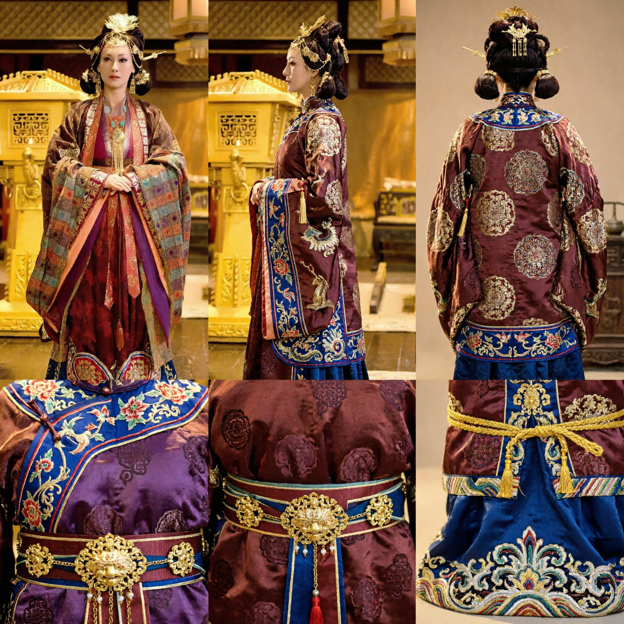 Traditional Chinese Tang Dynasty Empress Hanfu Costume Ancient Palace Queen Royal Dress for Women Cosplay - Asian Costume
