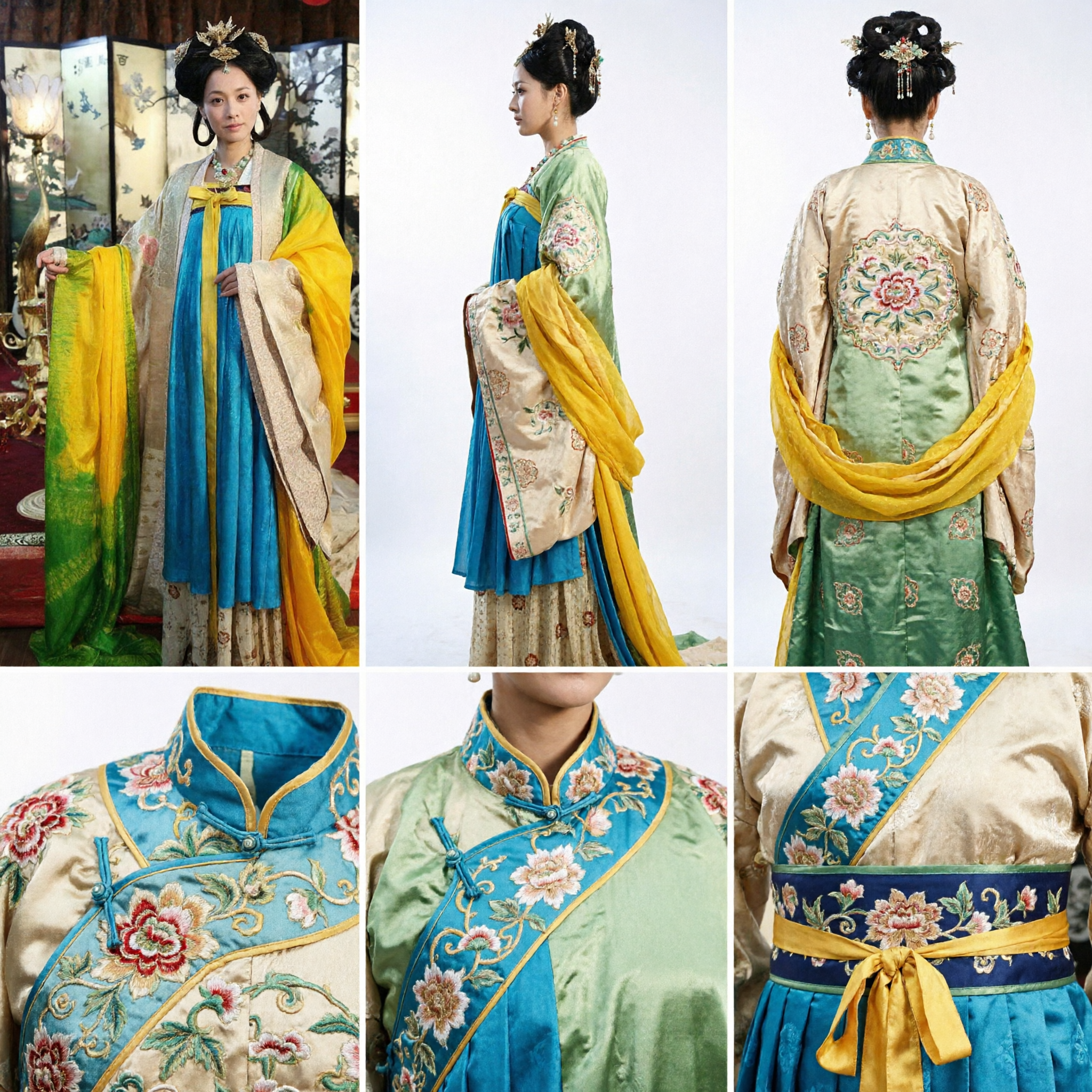 Traditional Chinese Tang Dynasty Palace Lady Hanfu Costume Ancient Empress Dress for Women Cosplay and Events - Asian Costume