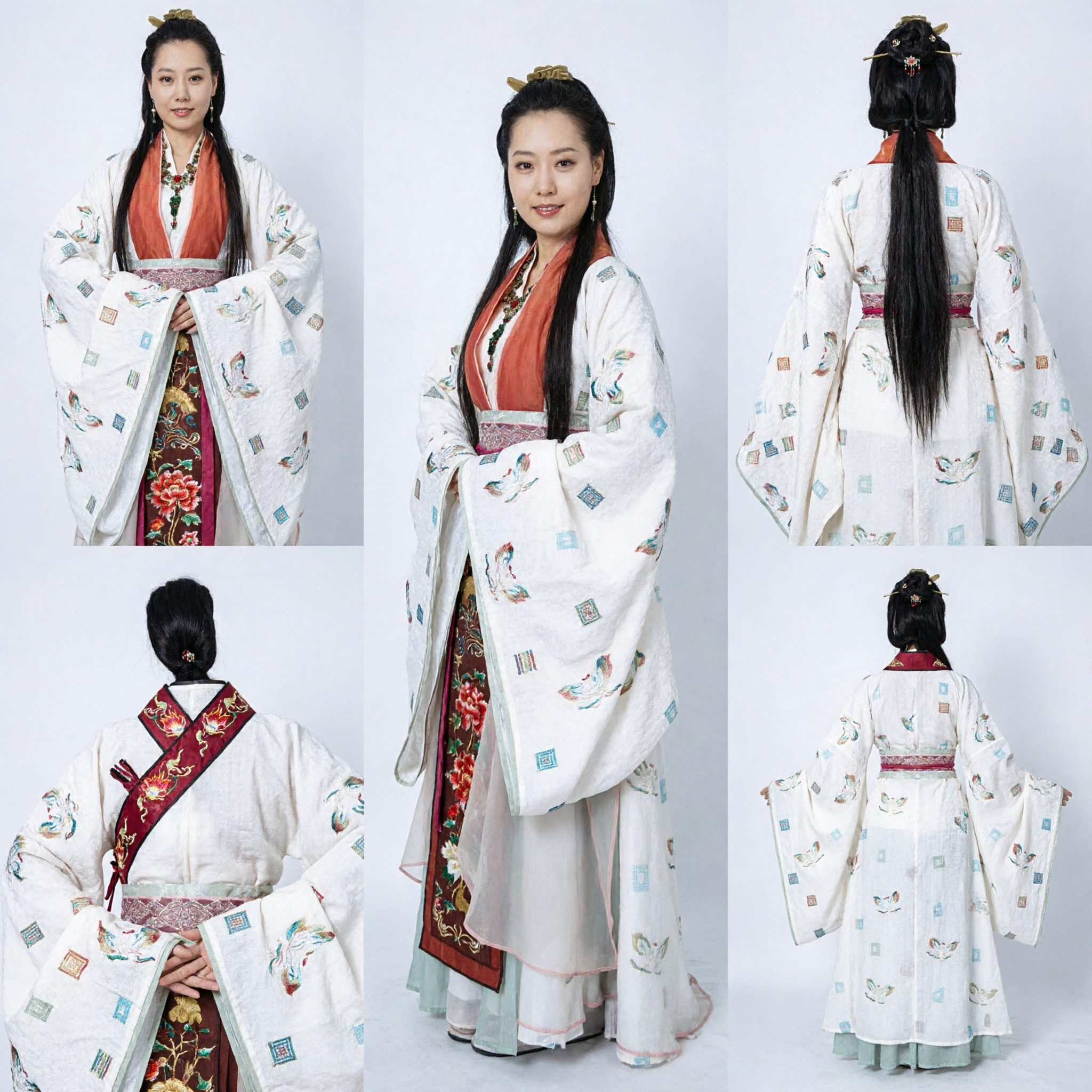 Elegant Ancient Chinese Hanfu Costume Traditional Court Lady Dress for Women Historical Cosplay Performance - Asian Costume