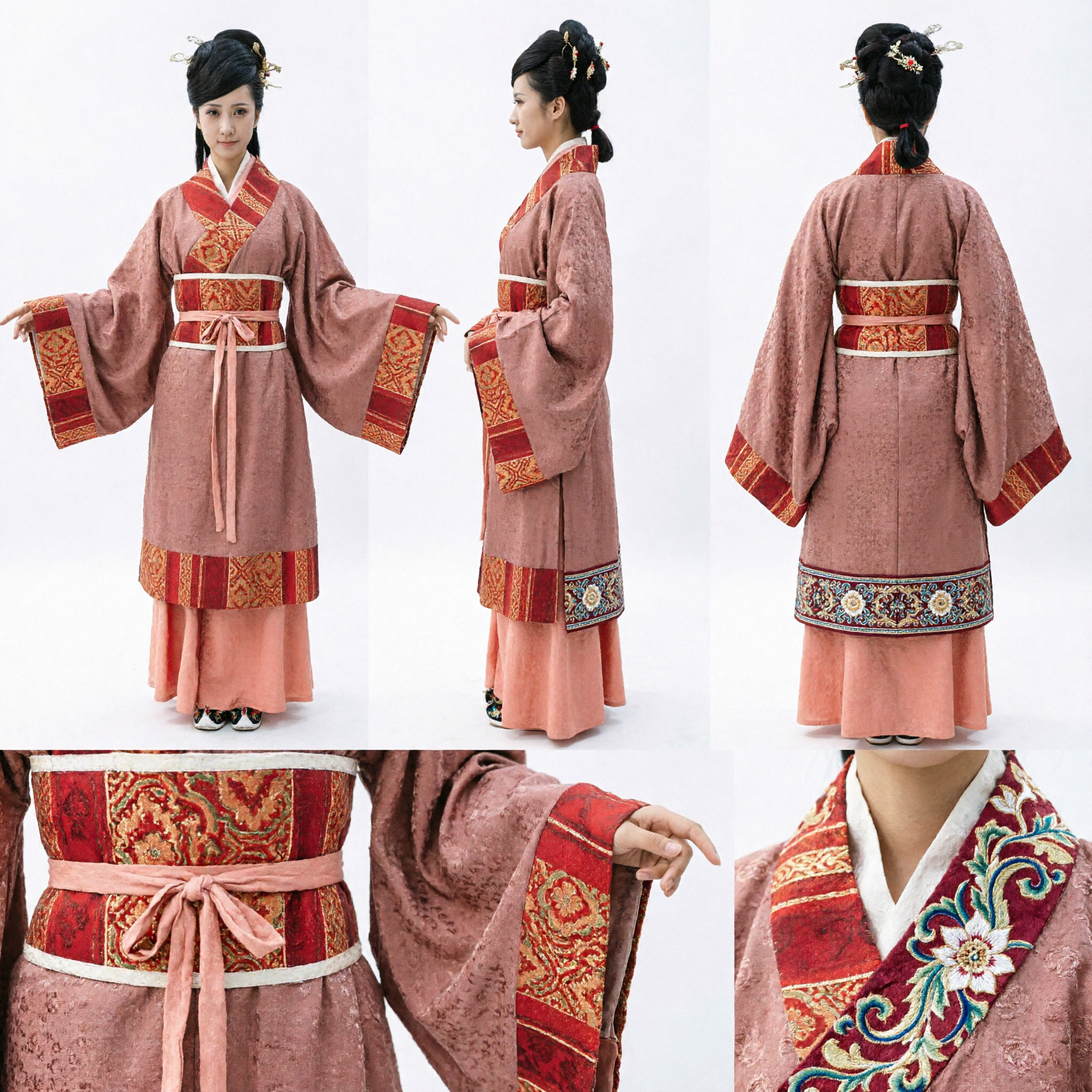Traditional Chinese Ancient Hanfu Costume Women's Han Dynasty Noble Lady Dress for Cosplay and Performance - Asian Costume