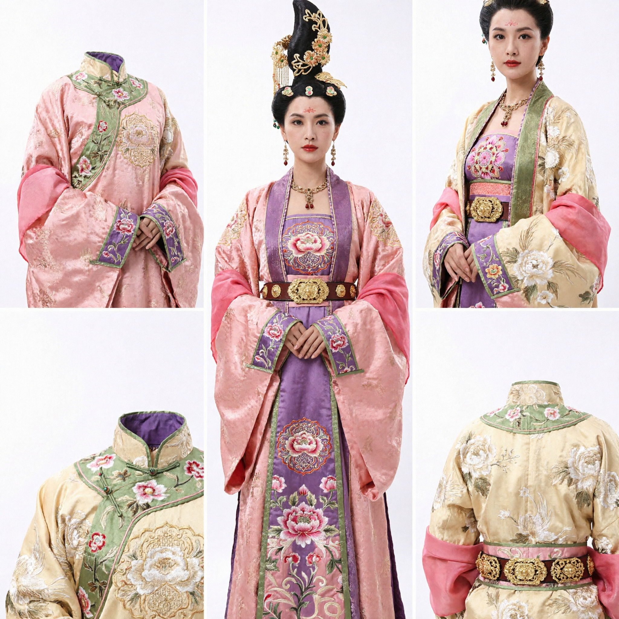 Ancient Chinese Tang Dynasty Empress Costume Traditional Hanfu Dress for Women Historical Drama Cosplay - Asian Costume