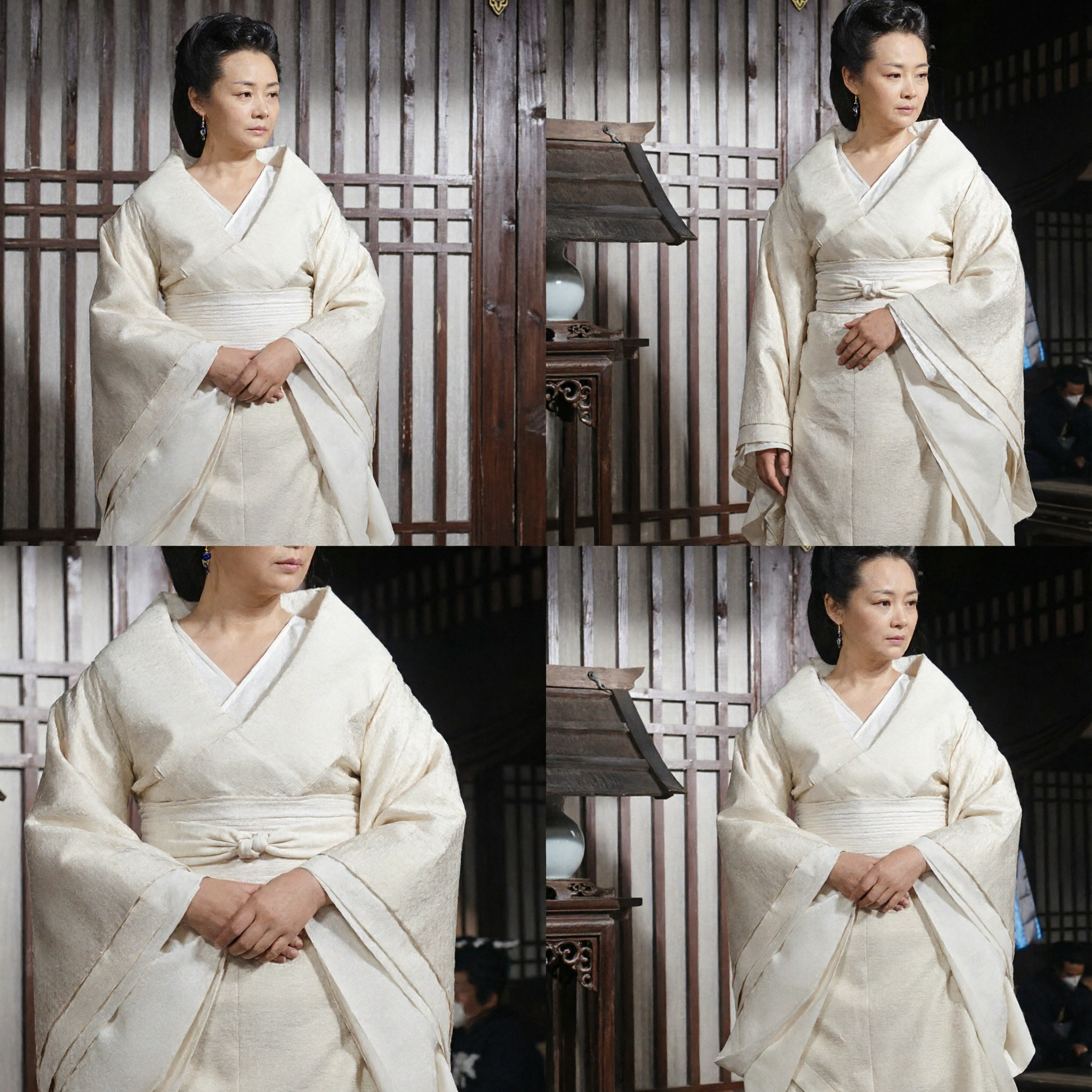 Ancient Chinese White Hanfu Women's Traditional Historical Costume for Period Drama Cosplay - Asian Costume