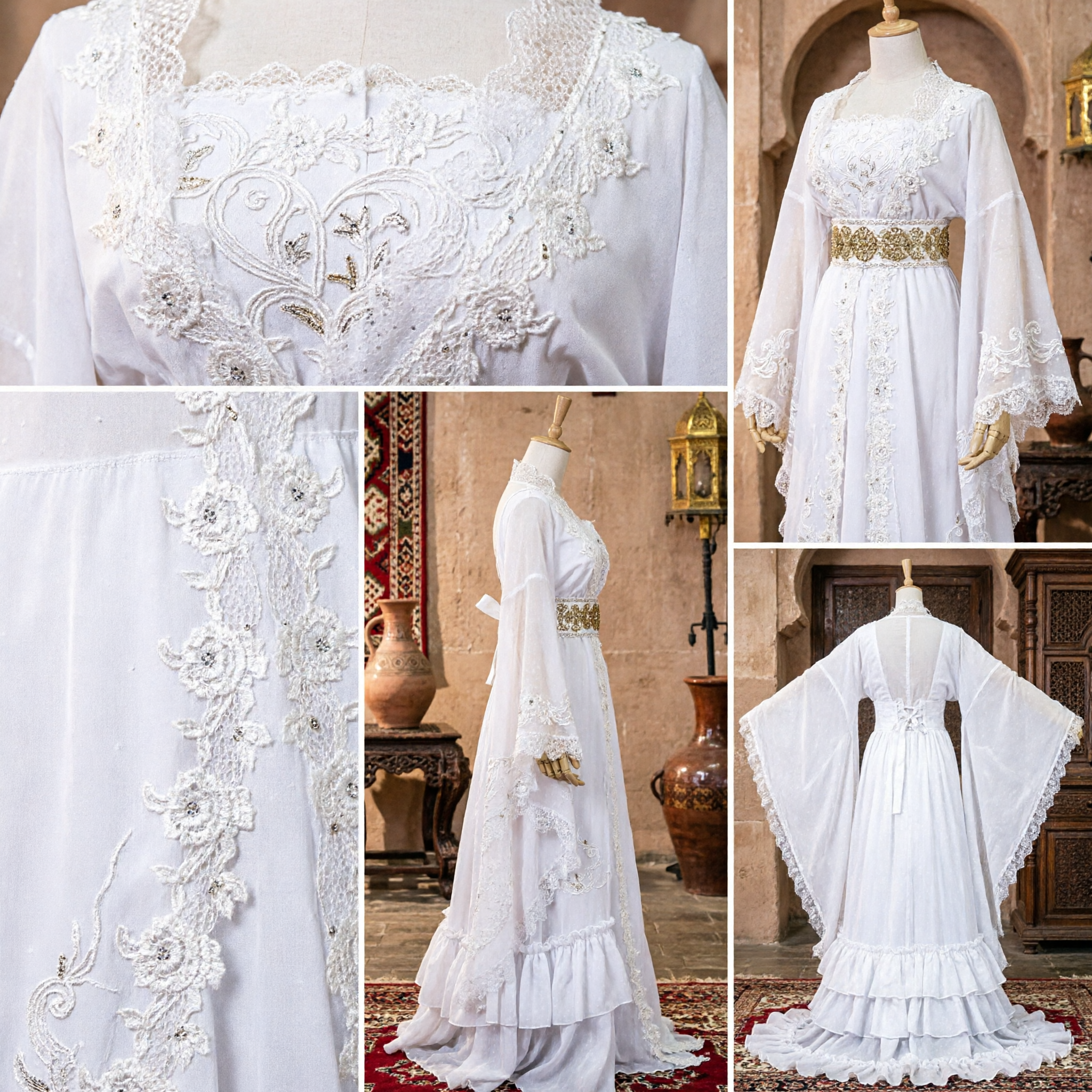 Elegant White Hanfu Traditional Chinese Costume for Women Ancient Fairy Dress Cosplay Performance Wear - Asian Costume