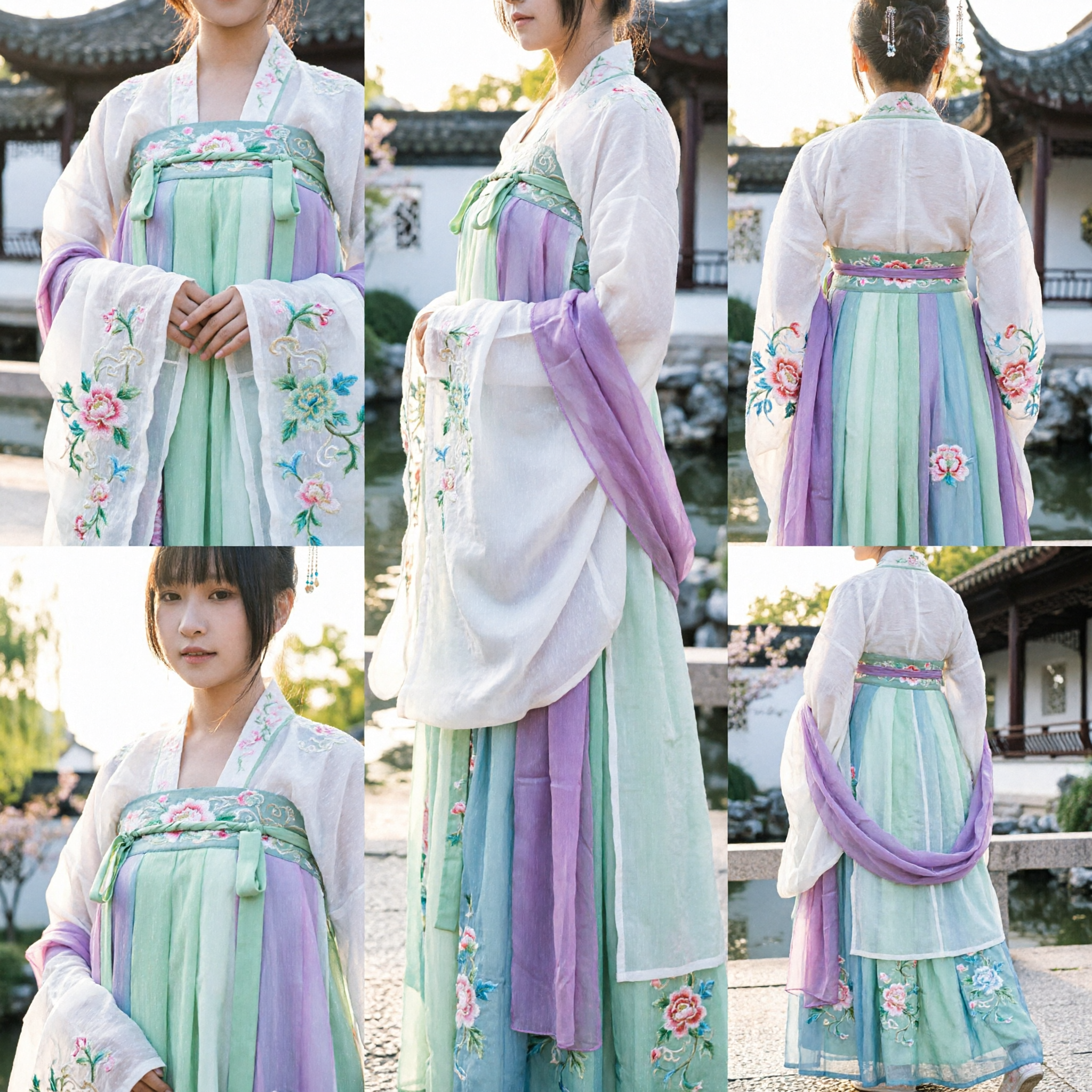 Traditional Chinese Hanfu Ancient Fairy Dress Tang Dynasty Style Ruqun Costume for Women Cosplay - Asian Costume