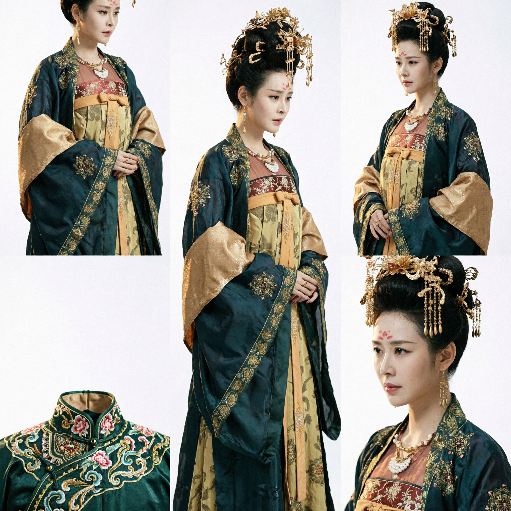 Elegant Tang Dynasty Empress Hanfu Costume Ancient Chinese Palace Dress for Women Historical Cosplay - Asian Costume