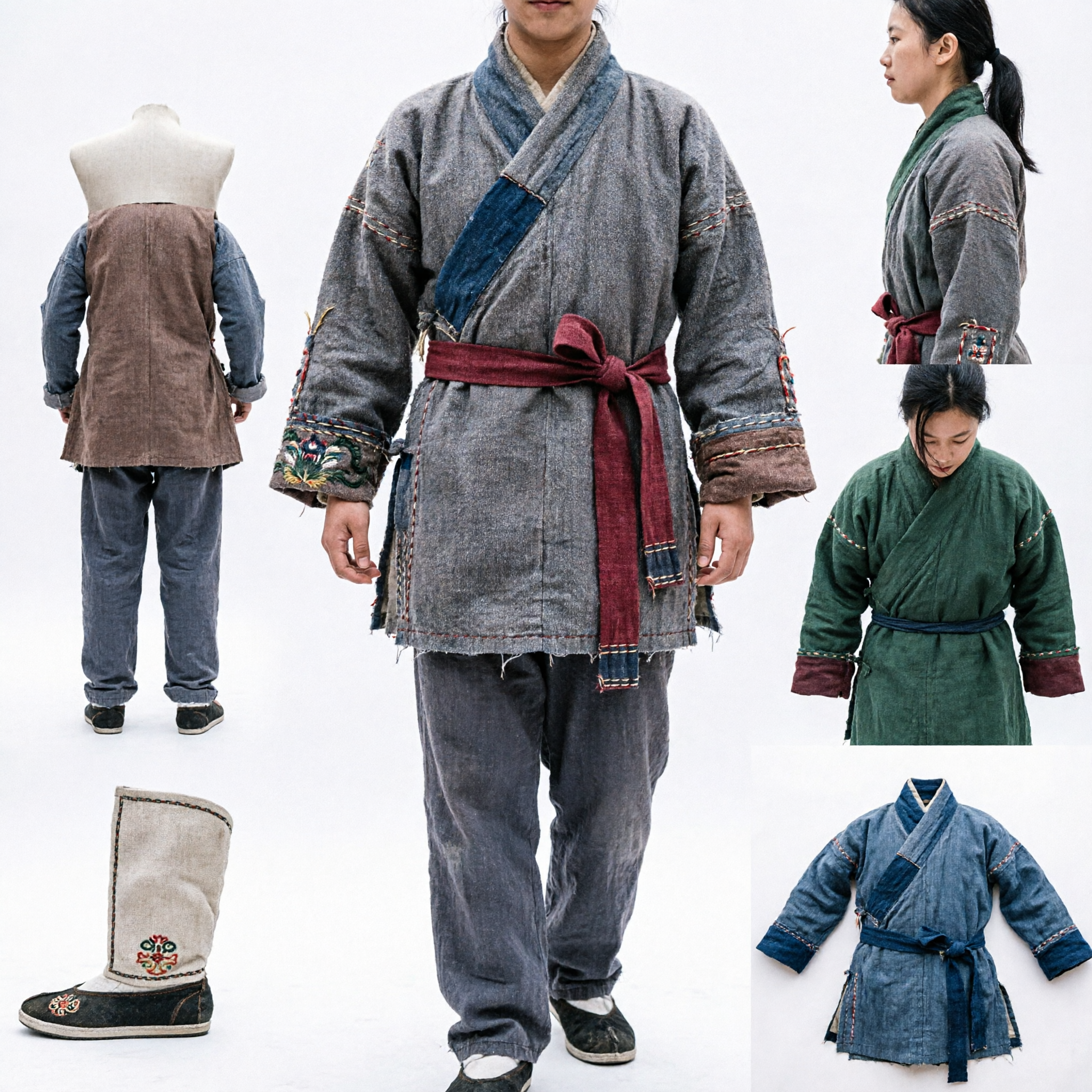 Children Ancient Chinese Hanfu Costume Traditional Historical Clothing Set for Kids Performance Cosplay Photography - Asian Costume