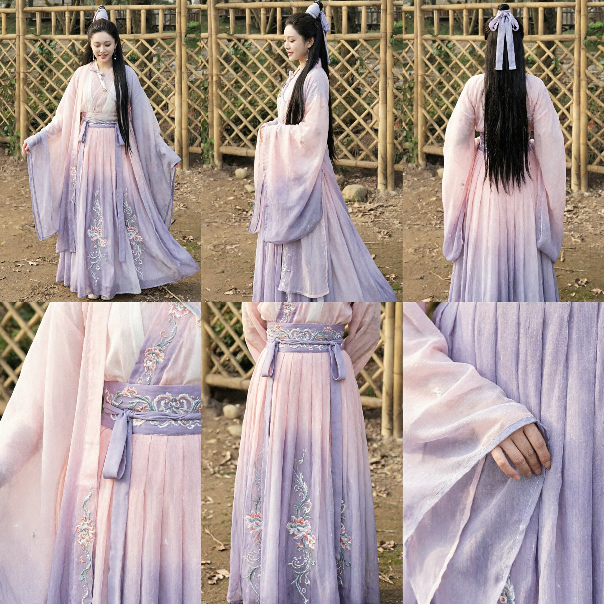 Chinese Ancient Fairy Hanfu Costume Traditional Wuxia Princess Dress for Women Performance Cosplay - Asian Costume