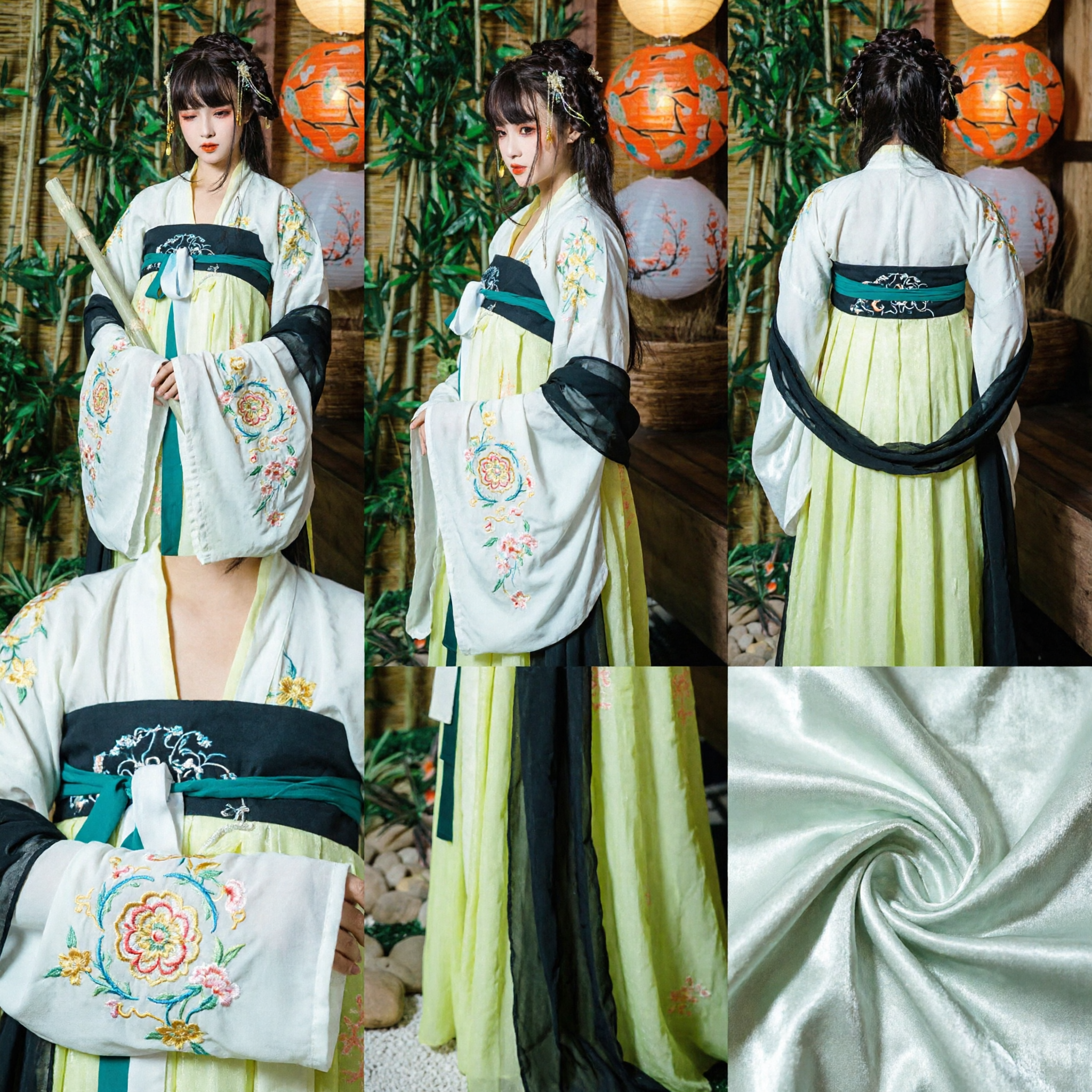 Traditional Chinese Hanfu Ancient Maid Costume Women's Historical Cosplay Dress for Performance and Party - Asian Costume