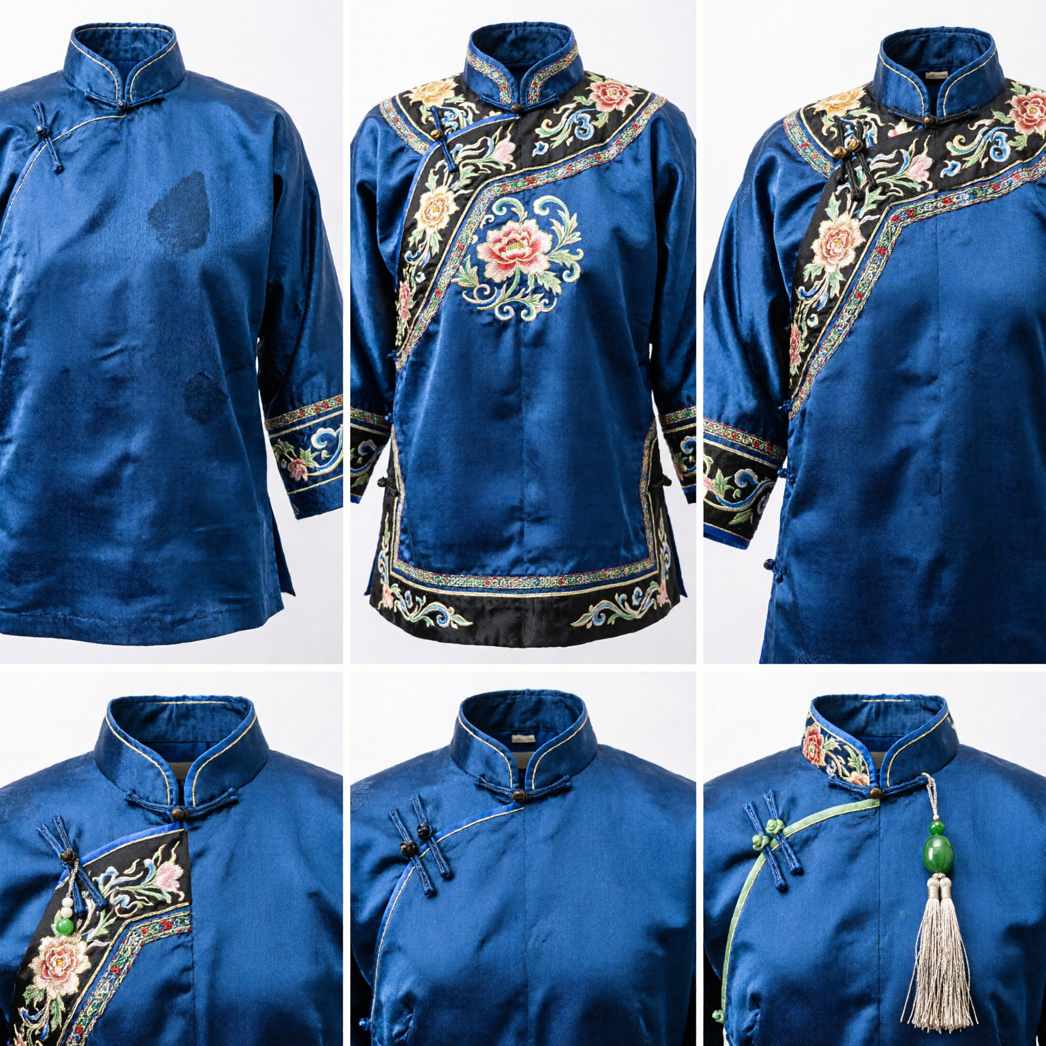 Elegant Carved Green Jade Ruyi Hairpin with Tassel Traditional Chinese Hanfu Hair Stick for Women - Asian Costume