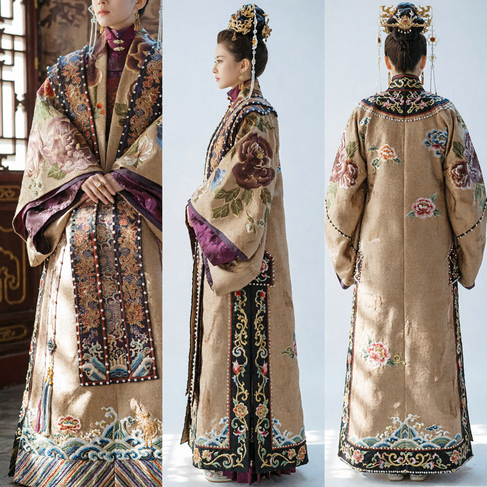 Ancient Chinese Imperial Empress Costume Ming Dynasty Style Royal Hanfu Wedding Dress for Women Historical Cosplay - Asian Costume