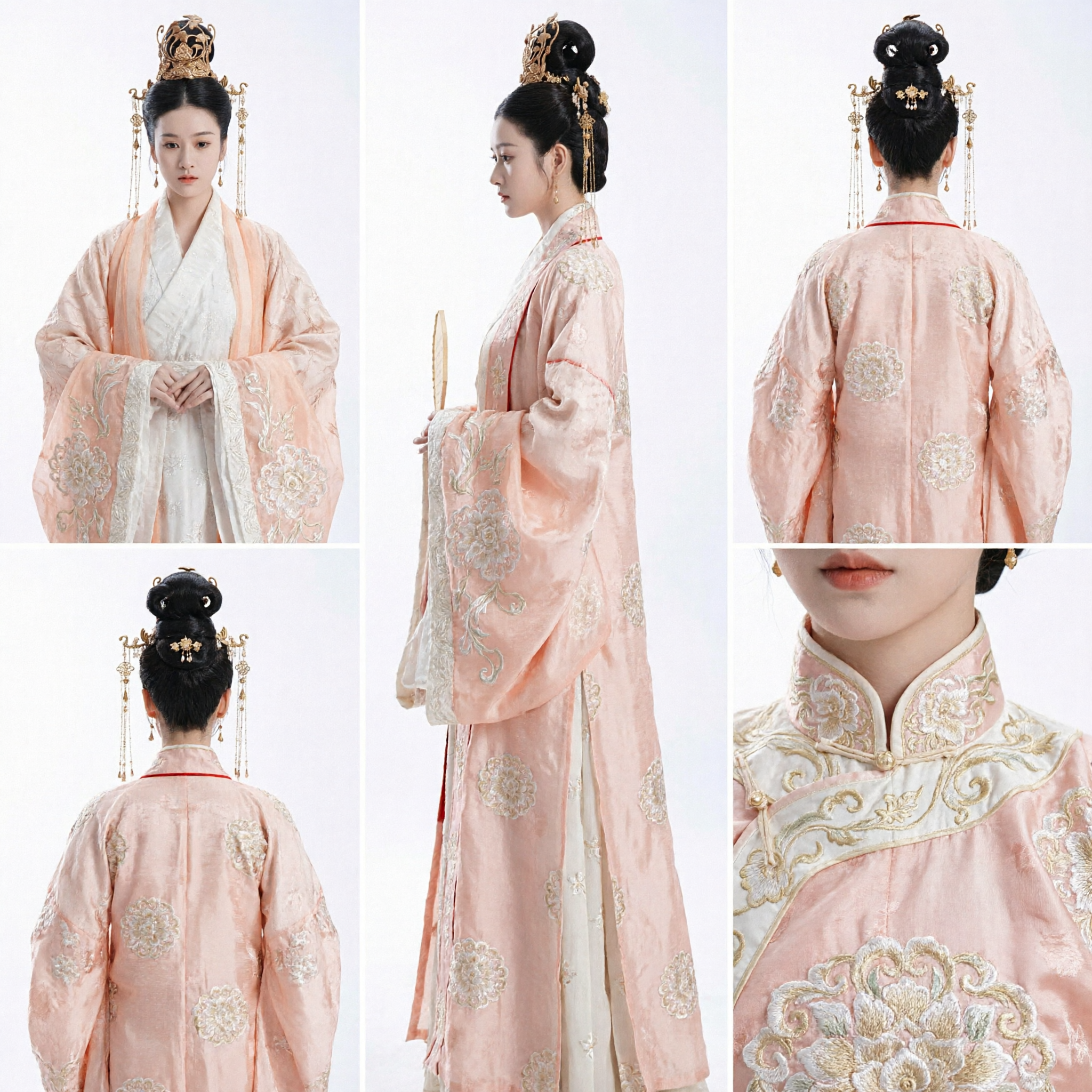 Elegant Ancient Chinese Princess Hanfu Costume Complete Set Traditional Nobility Dress for Women Historical Cosplay - Asian Costume