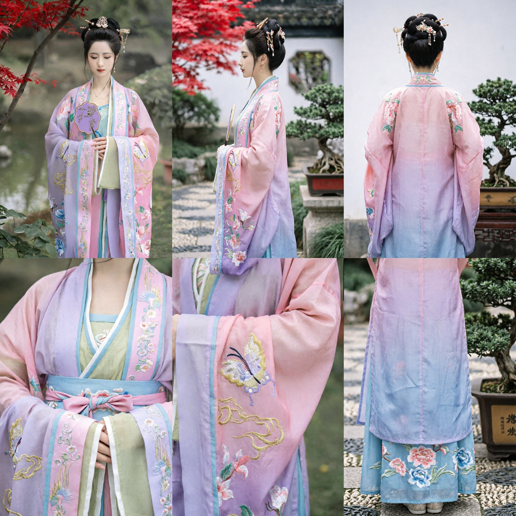 Elegant Traditional Chinese Hanfu Costume Ancient Princess Embroidered Dress for Women Historical Cosplay Photography - Asian Costume