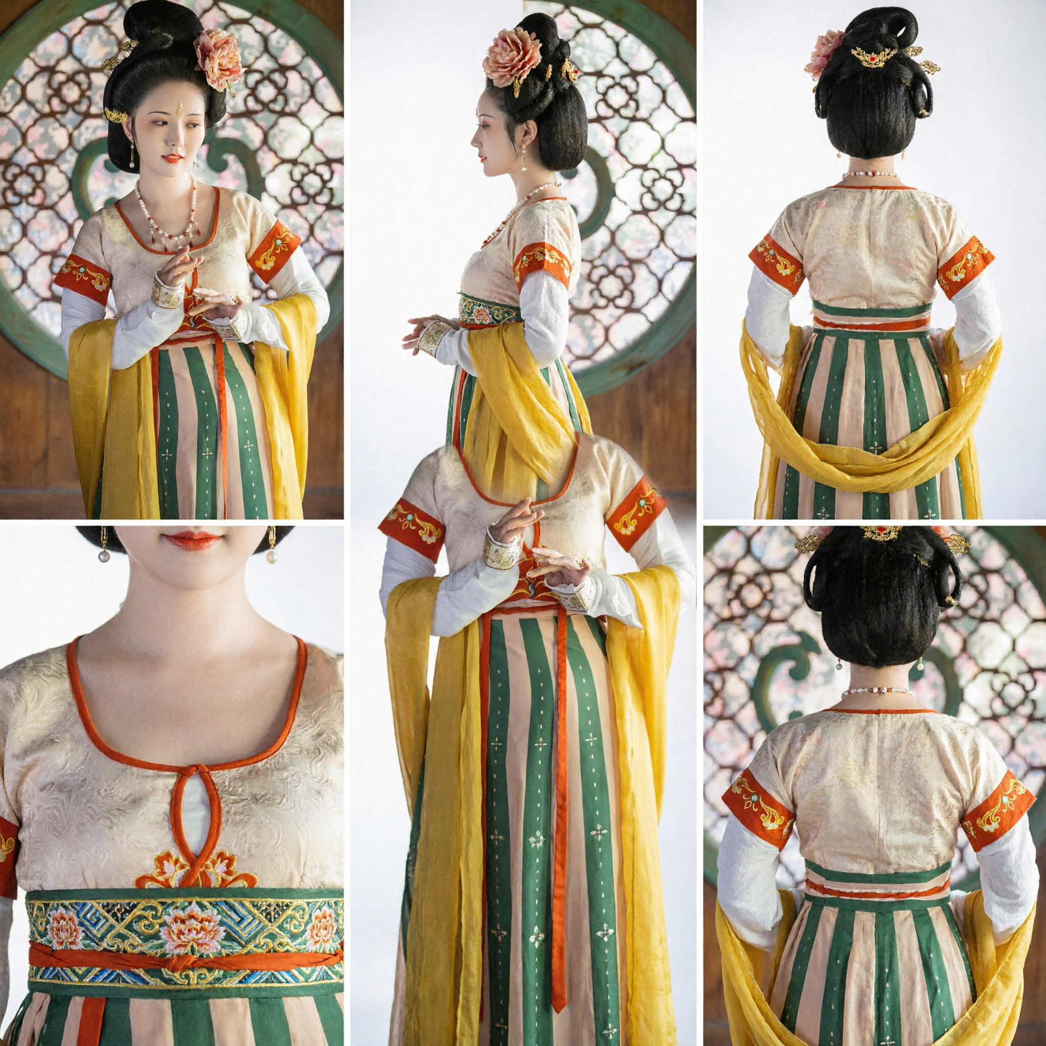 Traditional Chinese Tang Dynasty Hanfu Costume Ancient Palace Lady Dress for Women Historical Cosplay - Asian Costume