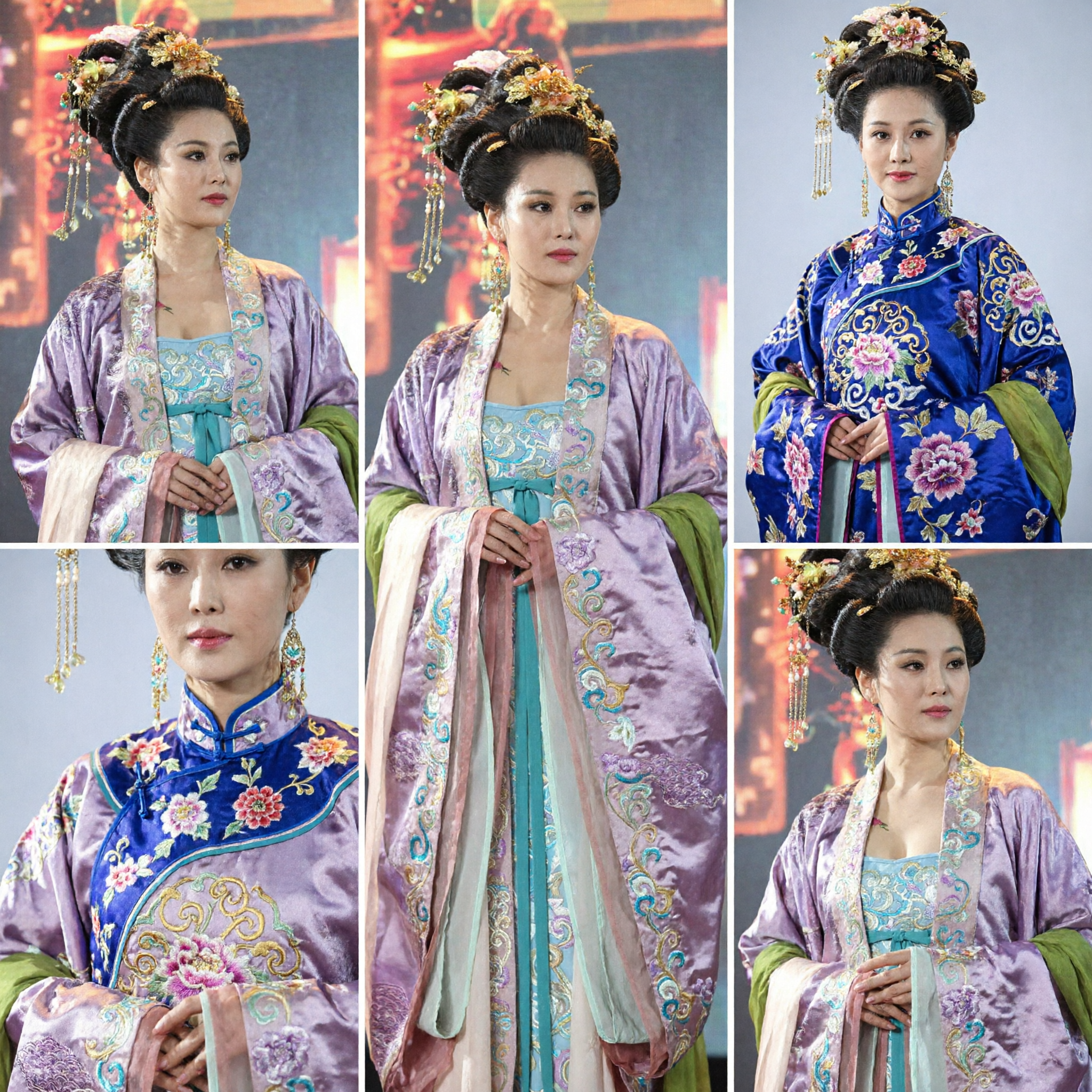 Chinese Traditional Tang Dynasty Palace Lady Costume Ancient Empress Hanfu Dress for Women Performance Cosplay - Asian Costume