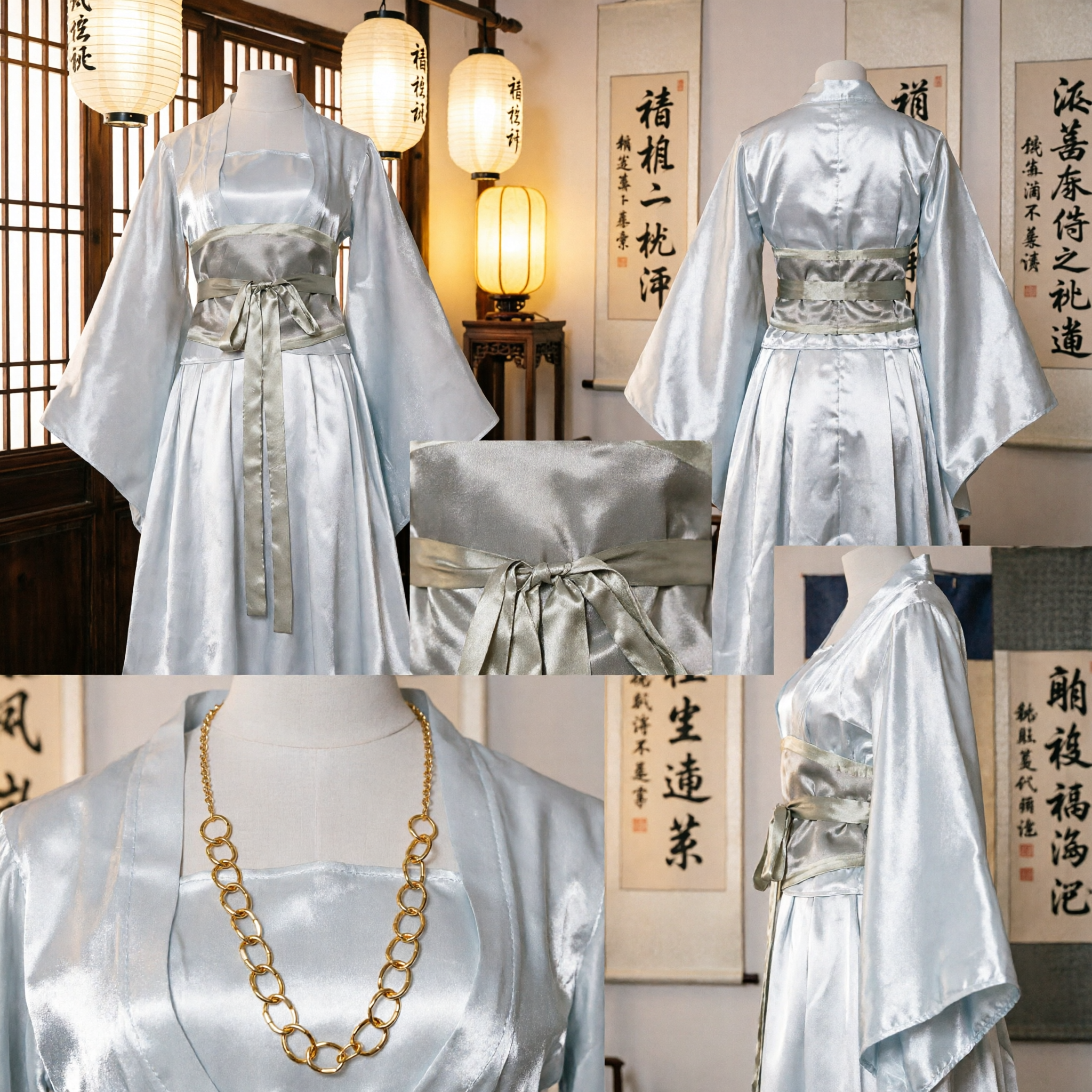 Ancient Chinese White Hanfu Costume Traditional Fairy Dress for Women Cosplay Stage Performance Outfit - Asian Costume