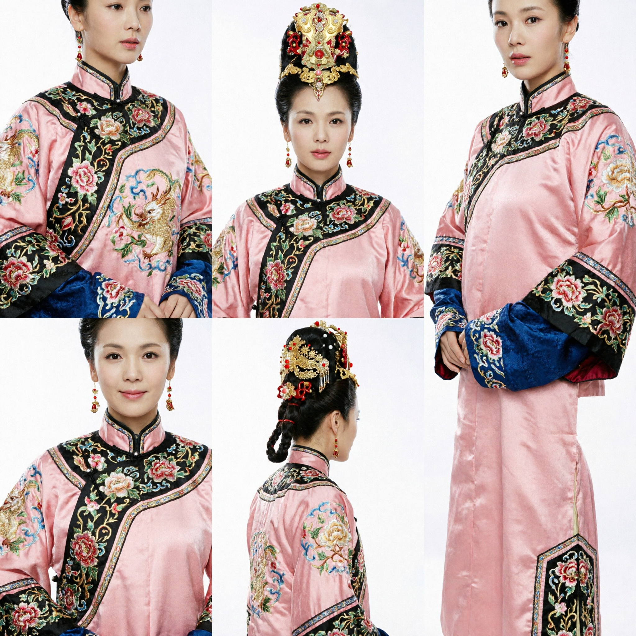 Exquisite Ancient Chinese Princess Headdress Traditional Hanfu Hair Accessories Gold Phoenix Crown for Women Cosplay Wedding - Asian Costume