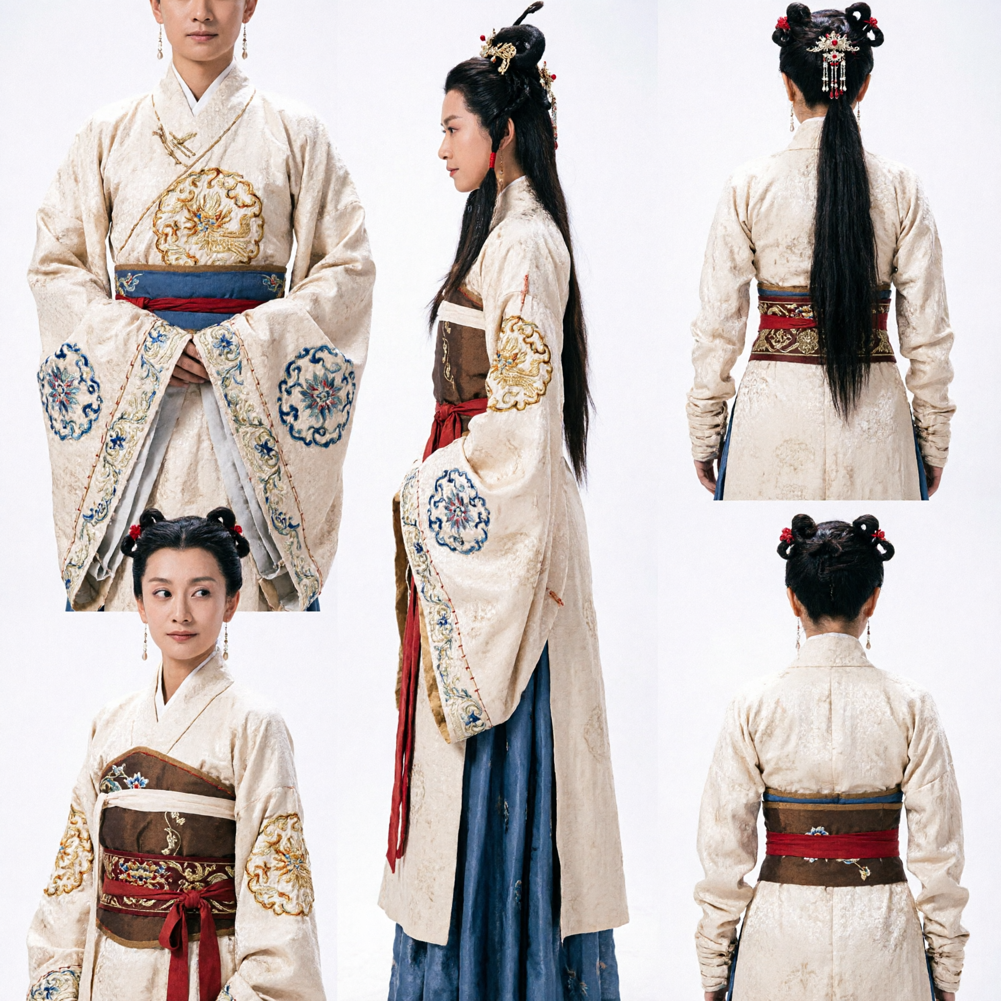 Men's Ancient Chinese Fantasy Cosplay Costume Feng Shen Legend Hero TV Series Replica for Stage Performance - Asian Costume