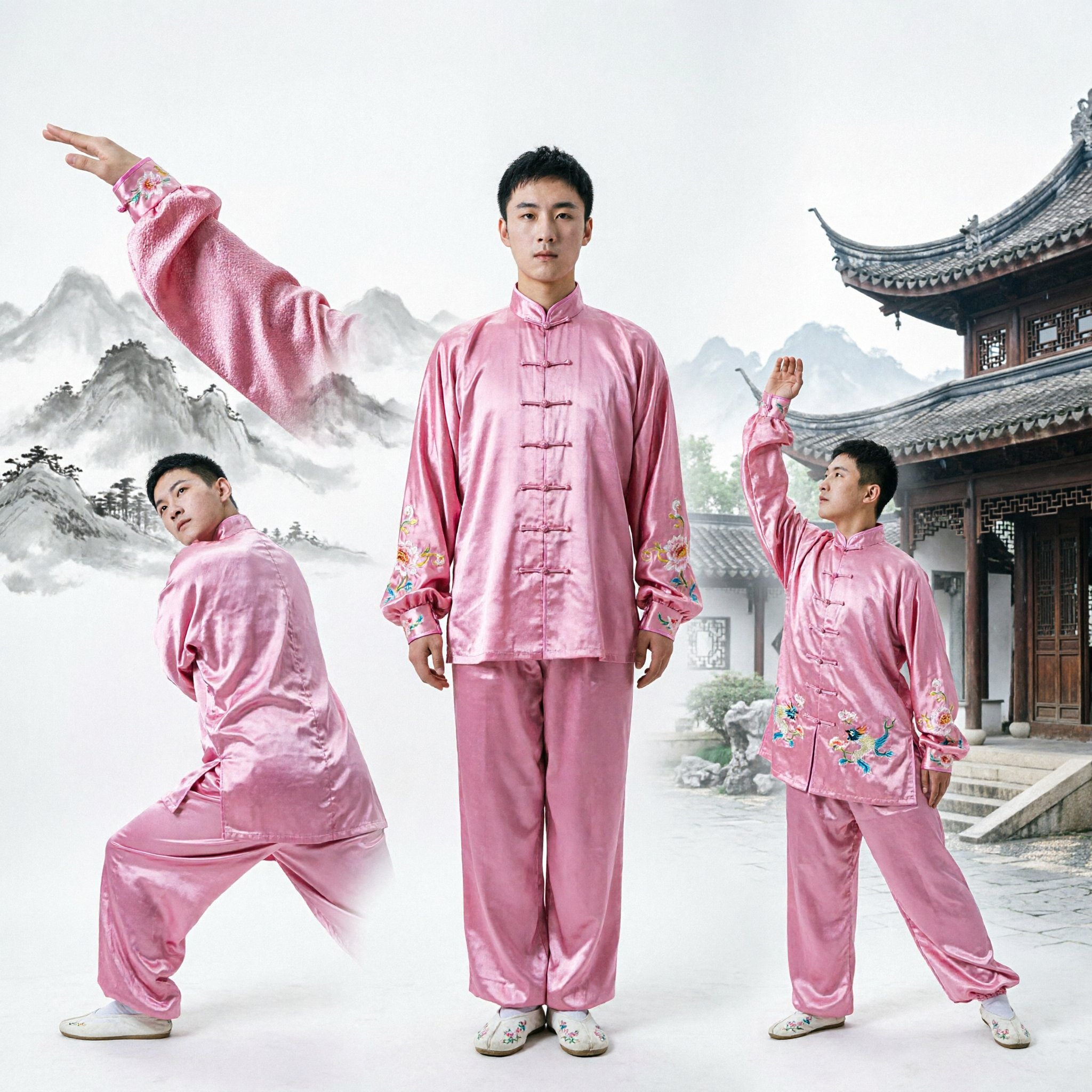 Традиционная китайская книга по боевым искусствам: руководство по тайцзицюань стиля Ян для практики, фитнеса и культурного изучения - Asian Costume