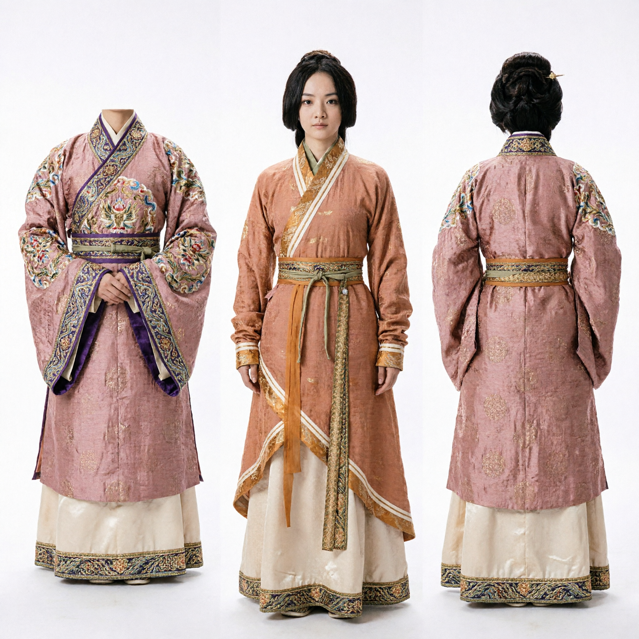 Oud Chinese Keizerin Hanfu Kostuum Traditionele Paleis Jurk voor Vrouwen Historische Cosplay en Optreden - Asian Costume