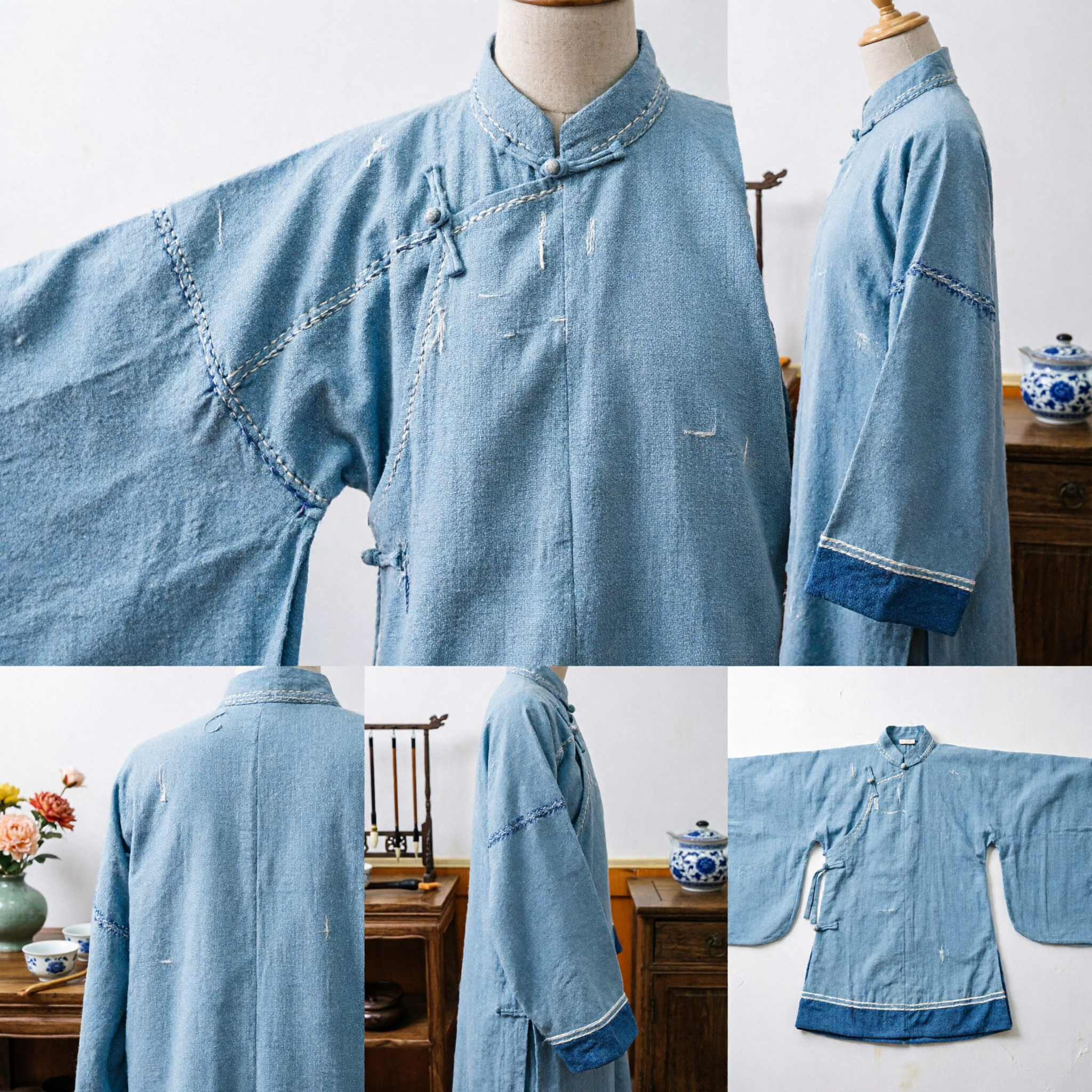 Peca de Cabelo Tradicional Chinesa, Peruca Prateada Branca com Coque Alto para Performance de Fantasia de Cosplay de Hanfu e Wuxia - Asian Costume