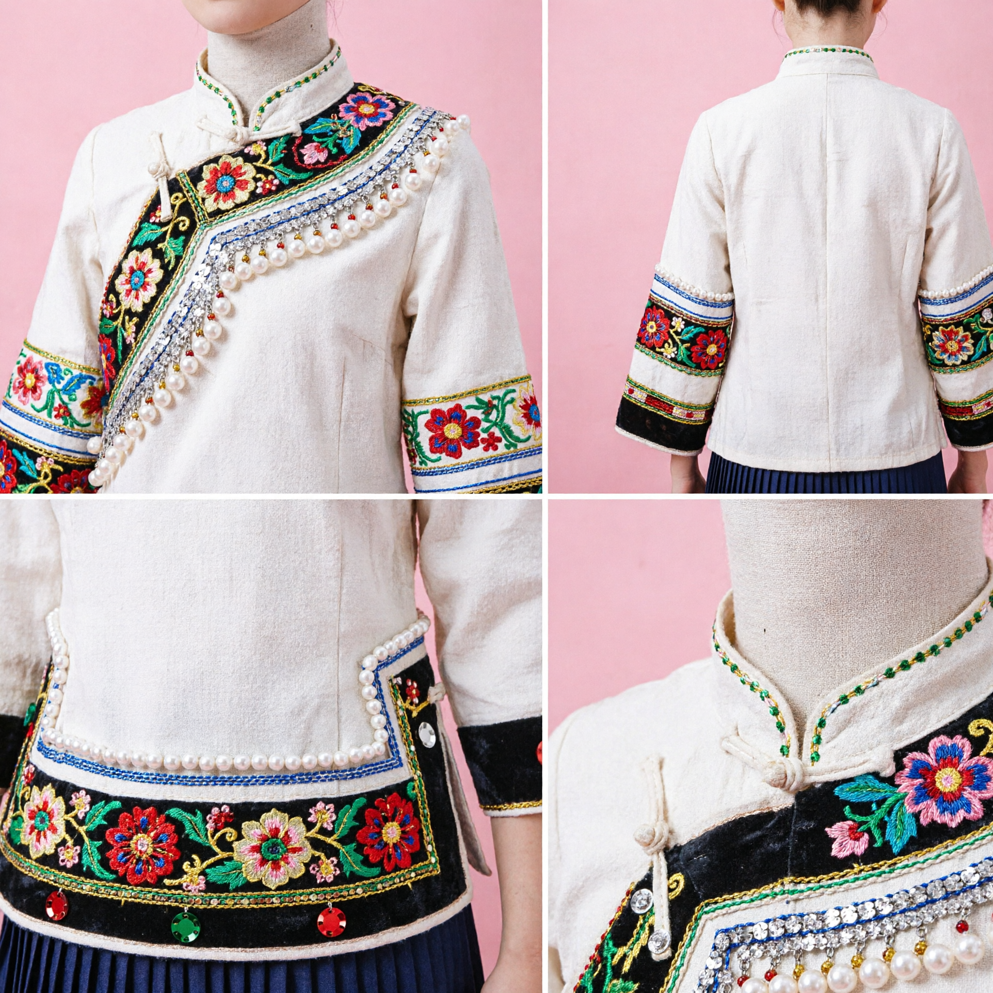 Tiara barocca vintage con cristalli rossi, corona dorata con perle, accessorio per capelli per matrimonio, concorso, festa di fine anno per donne e ragazze - Asian Costume