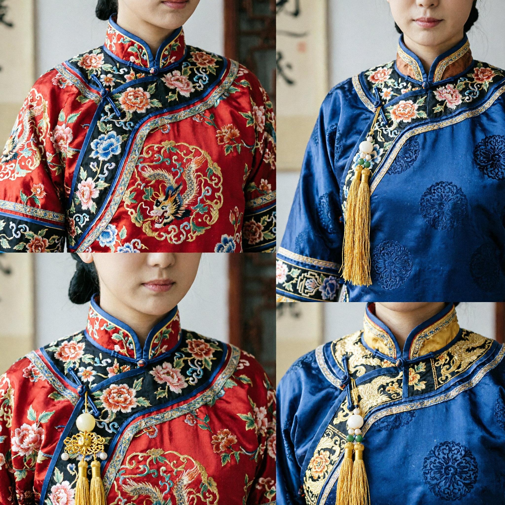 Traditioneller chinesischer antiker Stil – vergoldete orange Perlen-Ohrringe mit Anhänger, Hanfu-Cosplay-Schmuckaccessoires für Frauen - Asian Costume