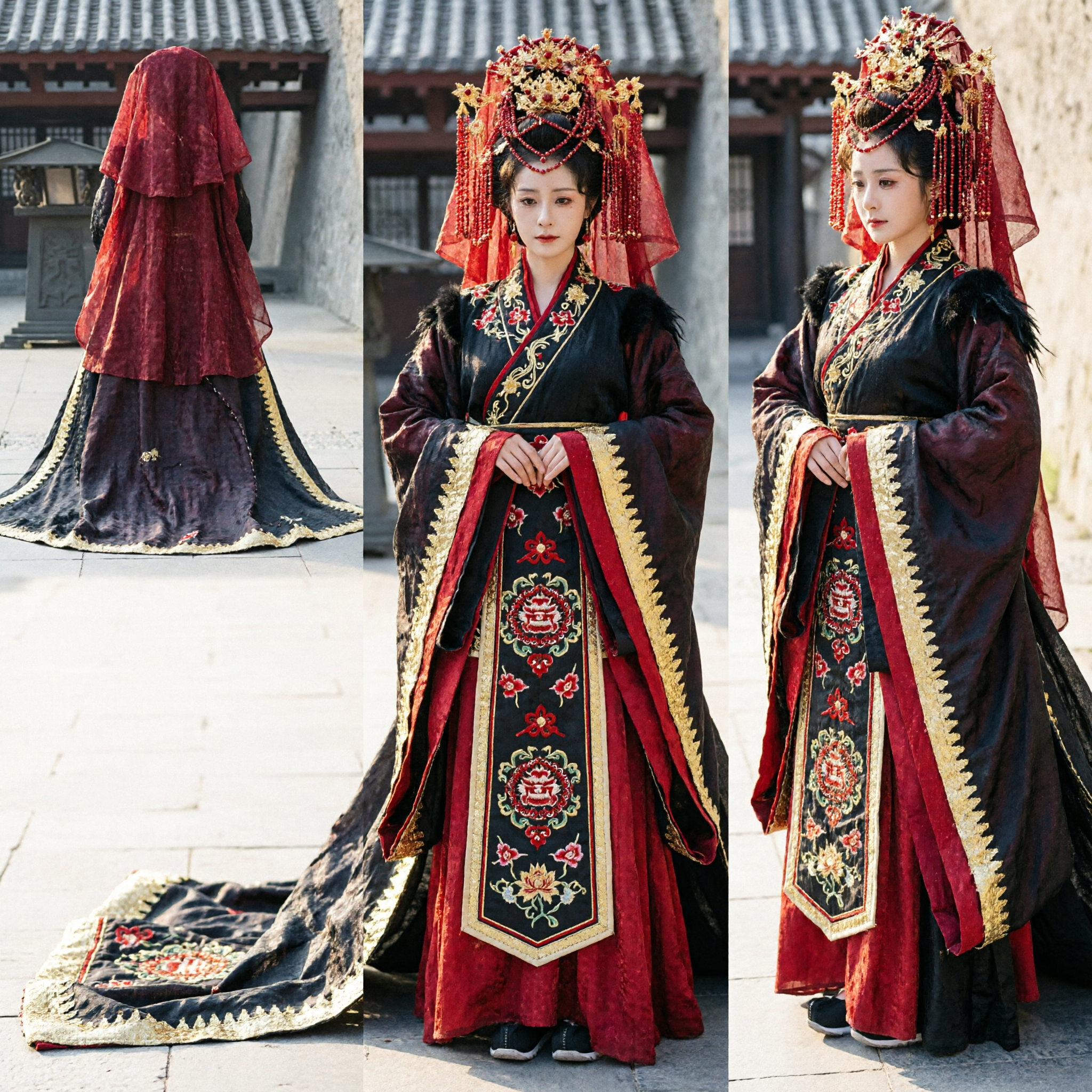 Traditional Chinese Empress Costume Ancient Royal Princess Hanfu Dress for Women Historical Cosplay Photography - Asian Costume