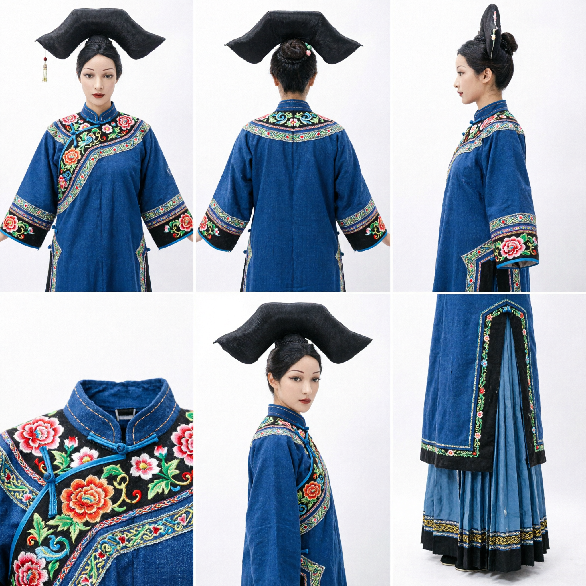 Chapéu de Gaze Preto de Oficial Antigo Chinês Tradicional Wushamao Adereço de Cabeça de Estudioso para Cosplay Hanfu e Performance no Palco - Asian Costume