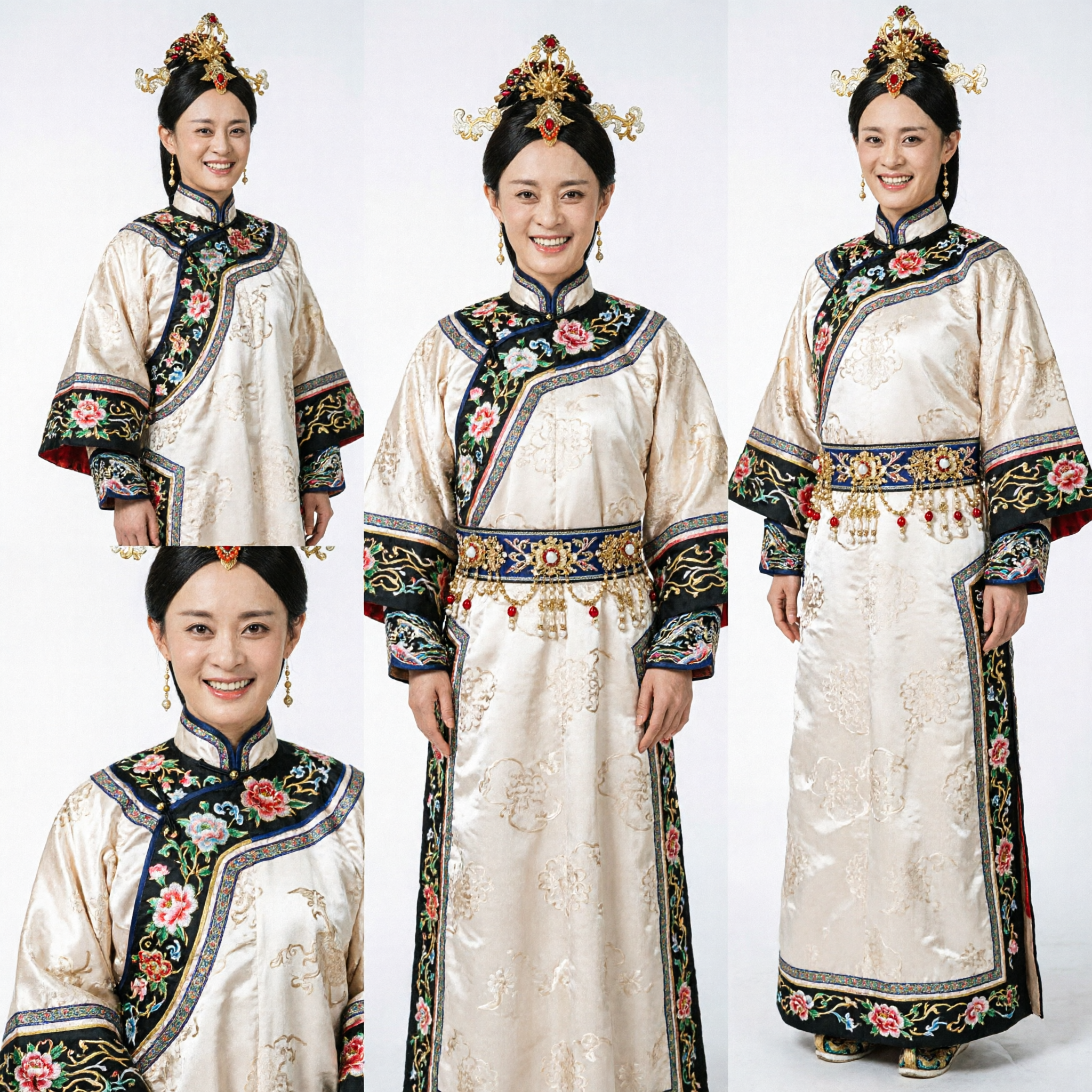 Traditioneel Chinese Oude Paleis Feniks Kroon Goud Haarspeld Hoofdtooi voor Hanfu Bruiloft Bruid Cosplay - Asian Costume