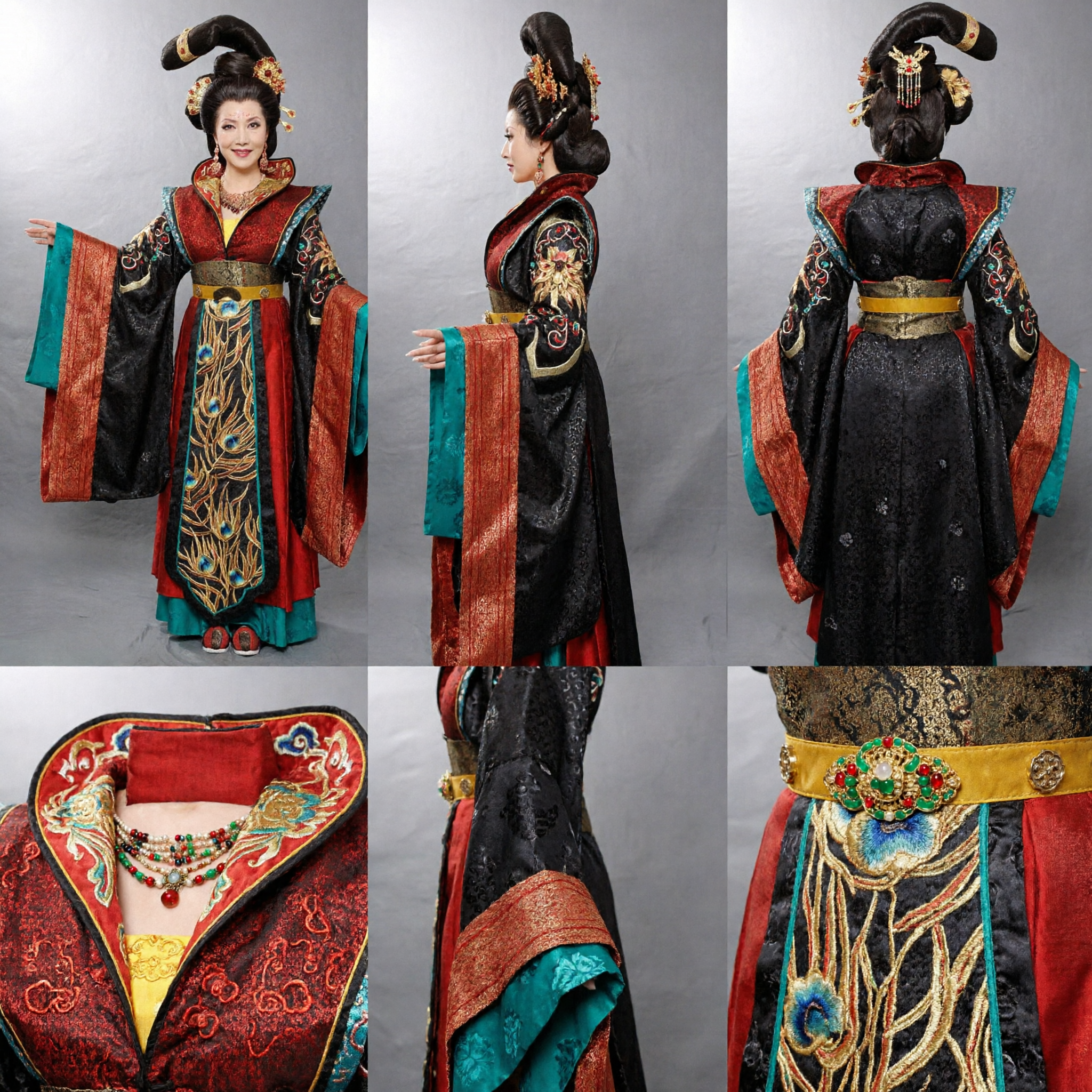 Chinese traditionele Tang-dynastie keizerin kostuum oud paleis dame Hanfu jurk voor vrouwen optreden - Asian Costume