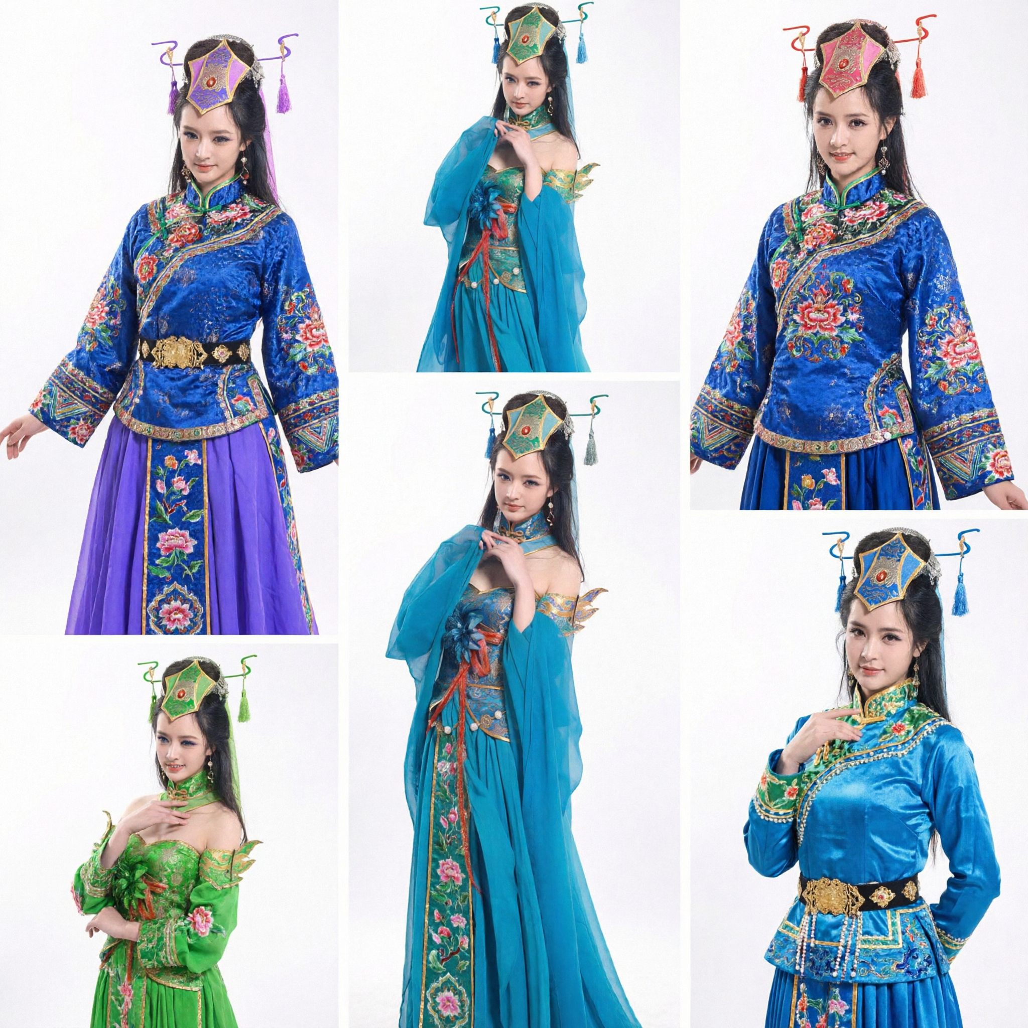 Ancient Chinese Goddess Hanfu Costume Traditional Fairy Dress for Women Stage Dance Performance and Cosplay - Asian Costume