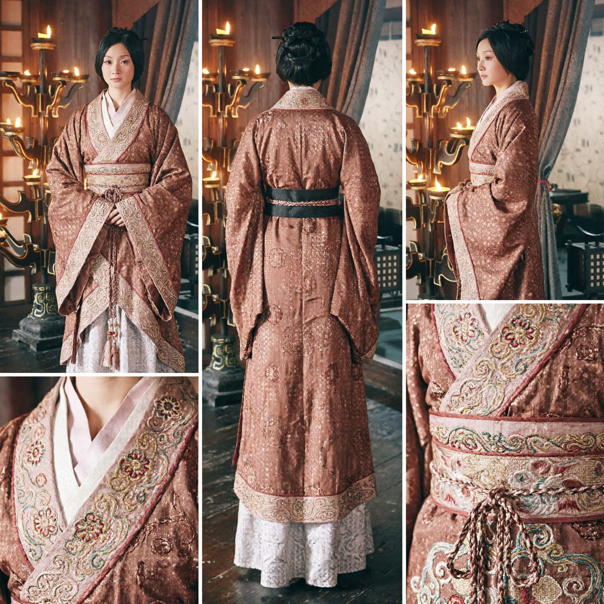 Traje Tradicional Hanfu de Dama Nobre da Dinastia Han Chinês Antigo para Mulheres, Conjunto de Cosplay para Drama Histórico - Asian Costume