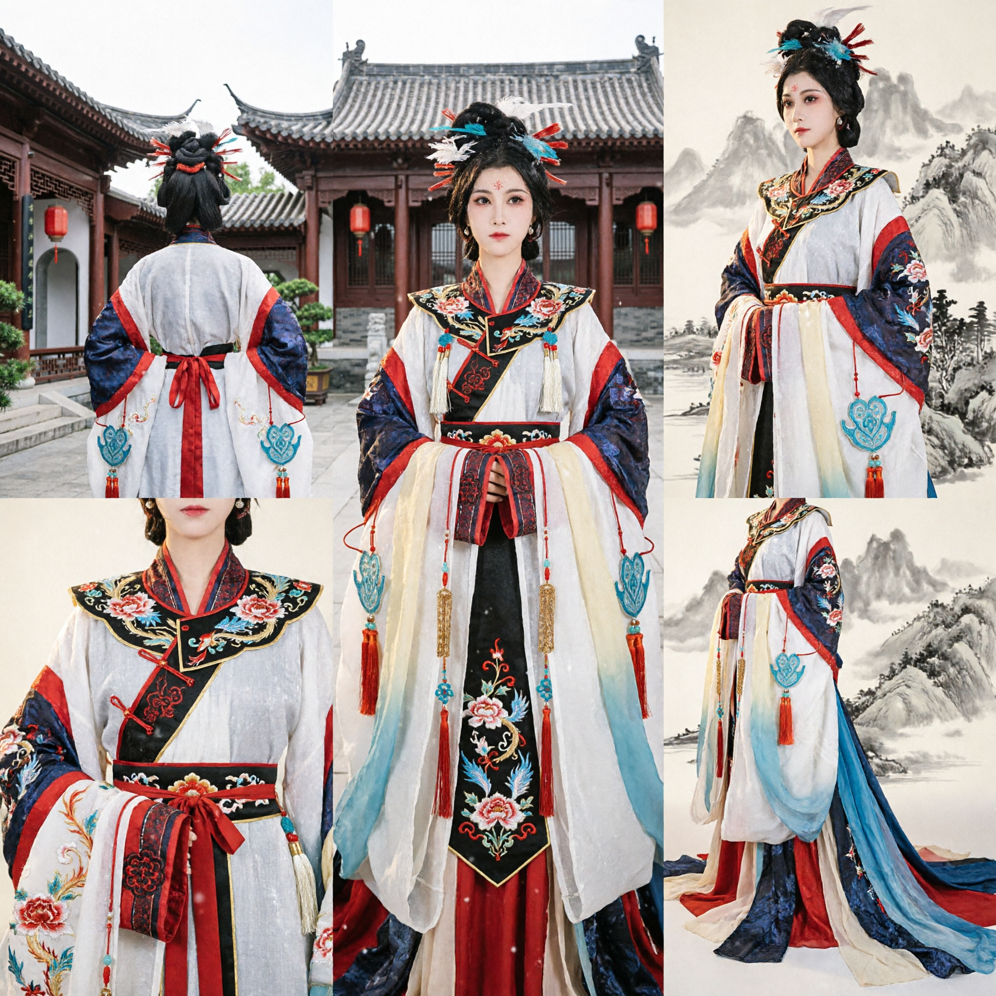 Traje Hanfu de Princesa da Dinastia Tang Antiga Chinesa, Vestido Tradicional para Mulheres, Cosplay e Performance - Asian Costume