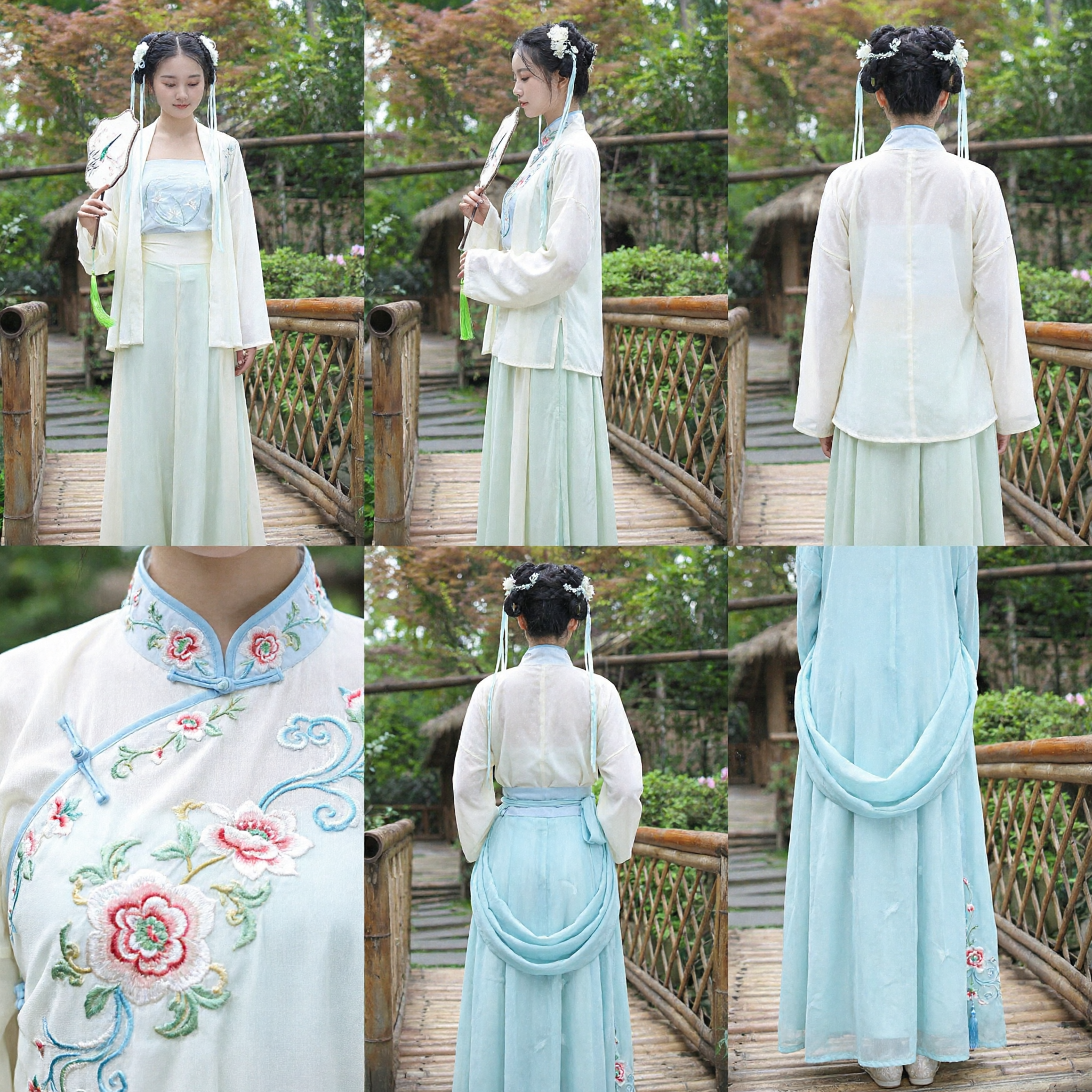 Costume Hanfu Chinois Ancien pour Femmes - Robe Style Fée Traditionnelle - Ensemble Complet pour Cosplay et Photographie - Asian Costume