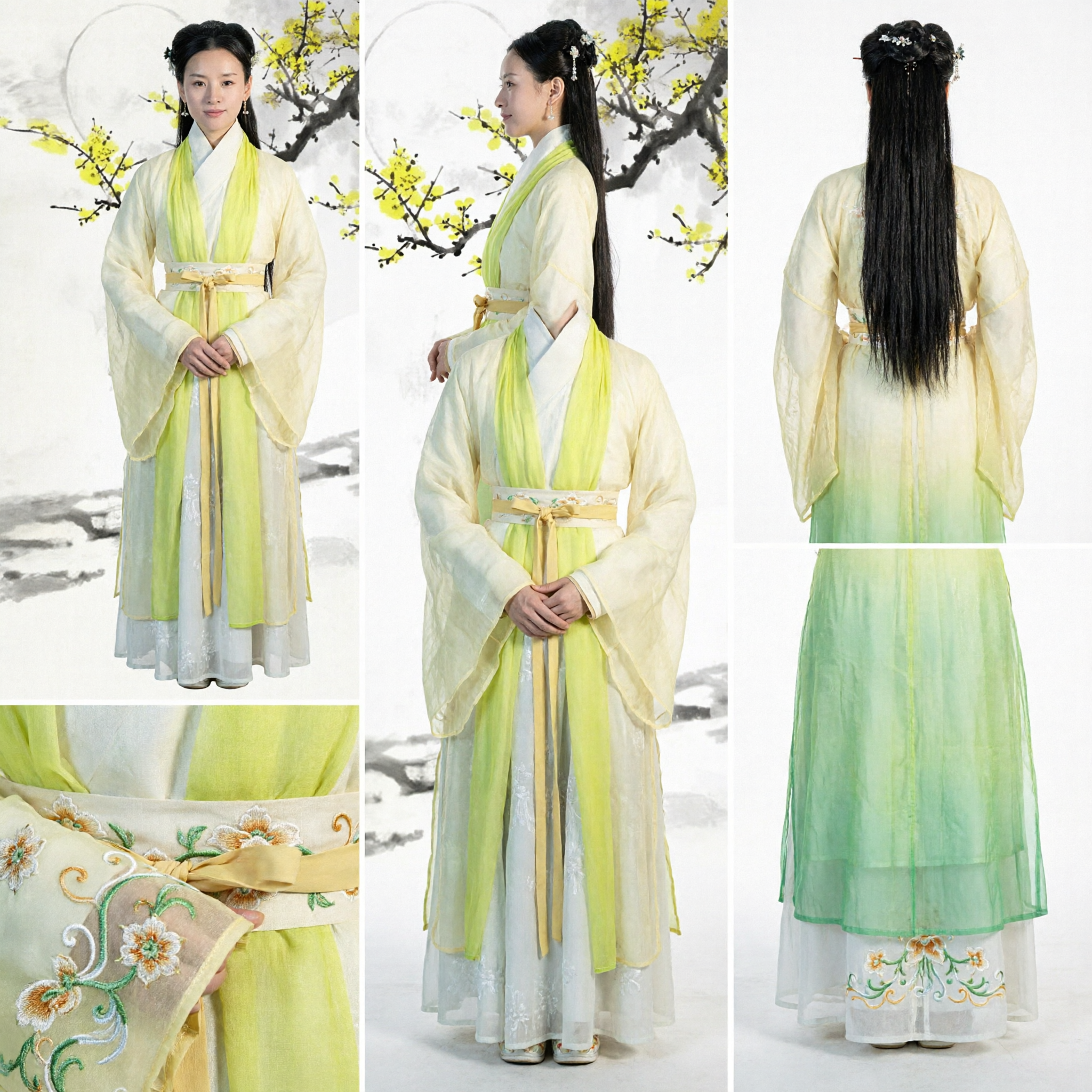 Traditioneel Chinees Hanfu-kostuum voor Vrouwen Oude Prinsessen Paleisdame Historisch Drama Cosplay Kledingset - Asian Costume