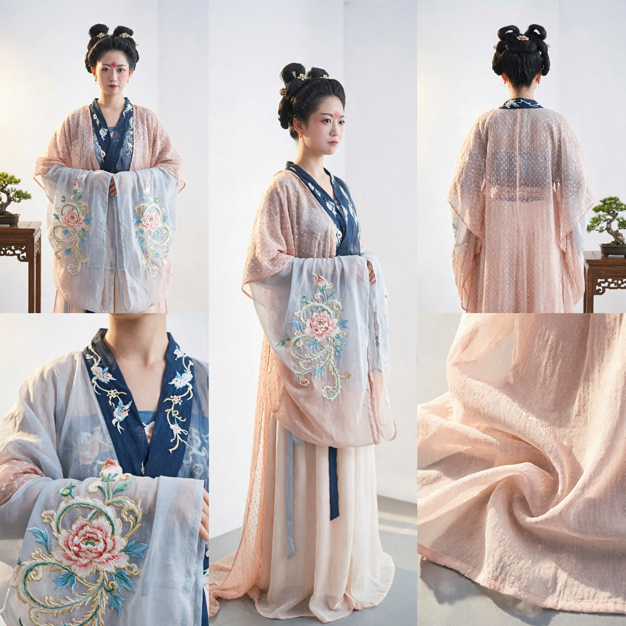 伝統的中国漢服 唐時代スタイル古代仙女ドレス エレガント衣装 女性用コスプレ・撮影 - Asian Costume