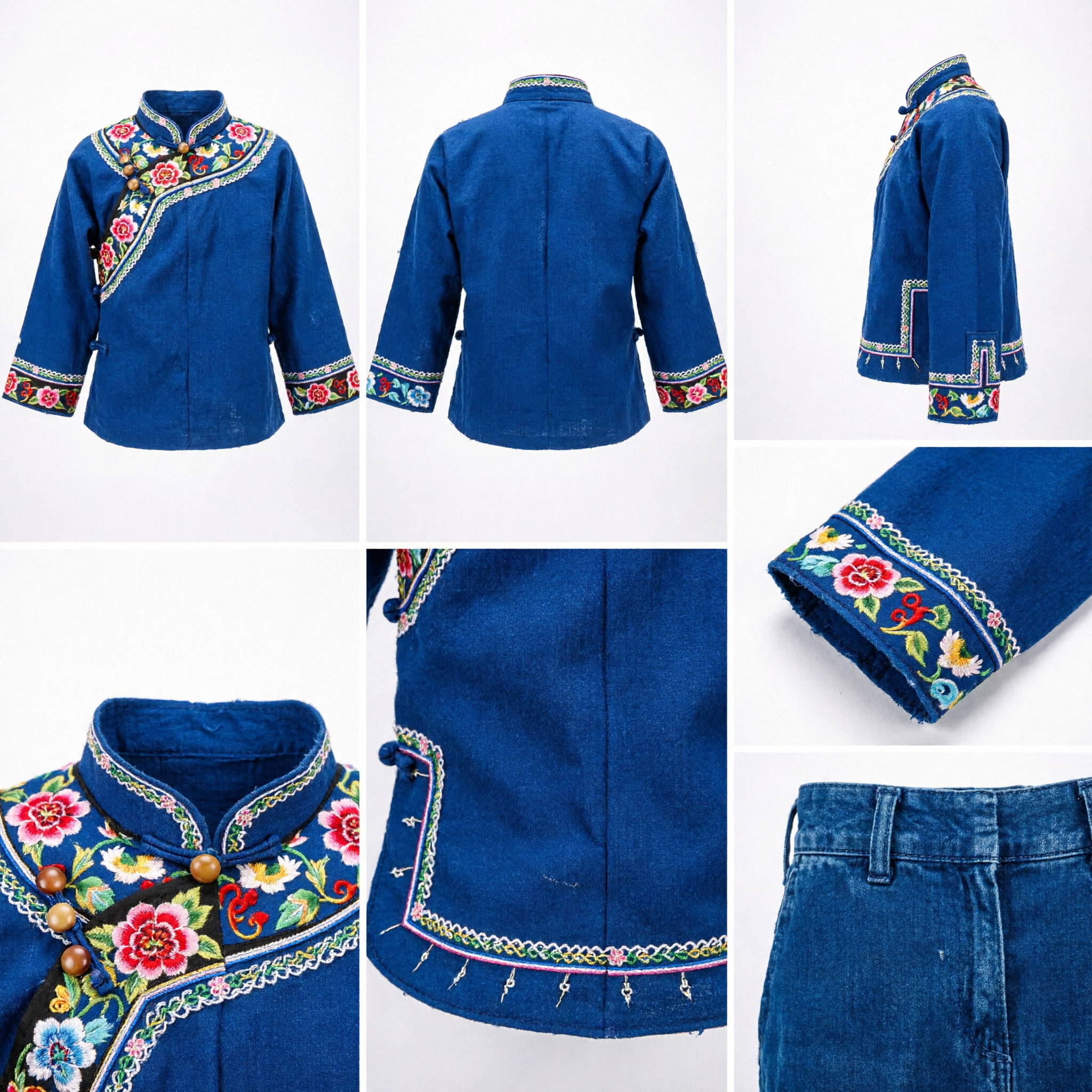 Bolsinha de Seda Bordada Tradicional Chinesa com Cordão Sacola para Joias Presente Sachet Bolsa da Sorte e Fortuna para Mulheres - Asian Costume