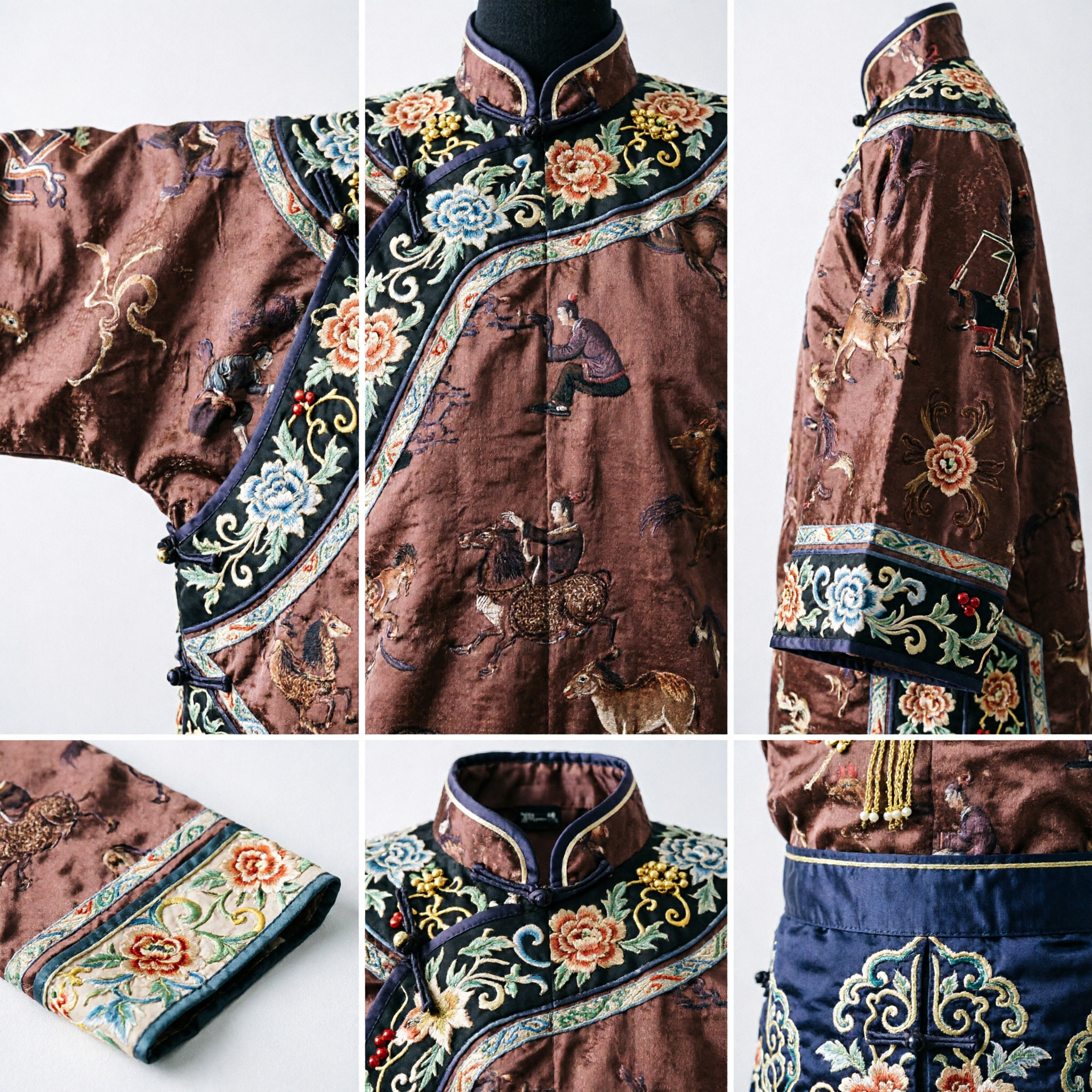 Tradycyjny chiński grzebień do włosów ze złotą filigranową robotą, perłowymi kroplami i motywem kwiatowym, ślubne akcesoria dla panny młodej w Hanfu - Asian Costume