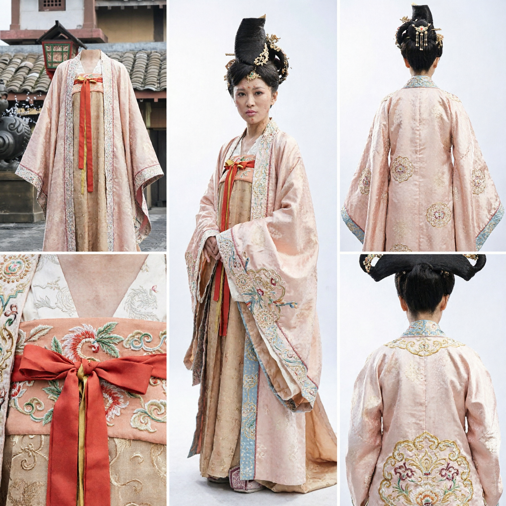 Traje de Princesa de la Dinastía Tang Hanfu Chino Vestido Tradicional de Dama de Palacio para Mujer Cosplay Histórico y Actuación - Asian Costume