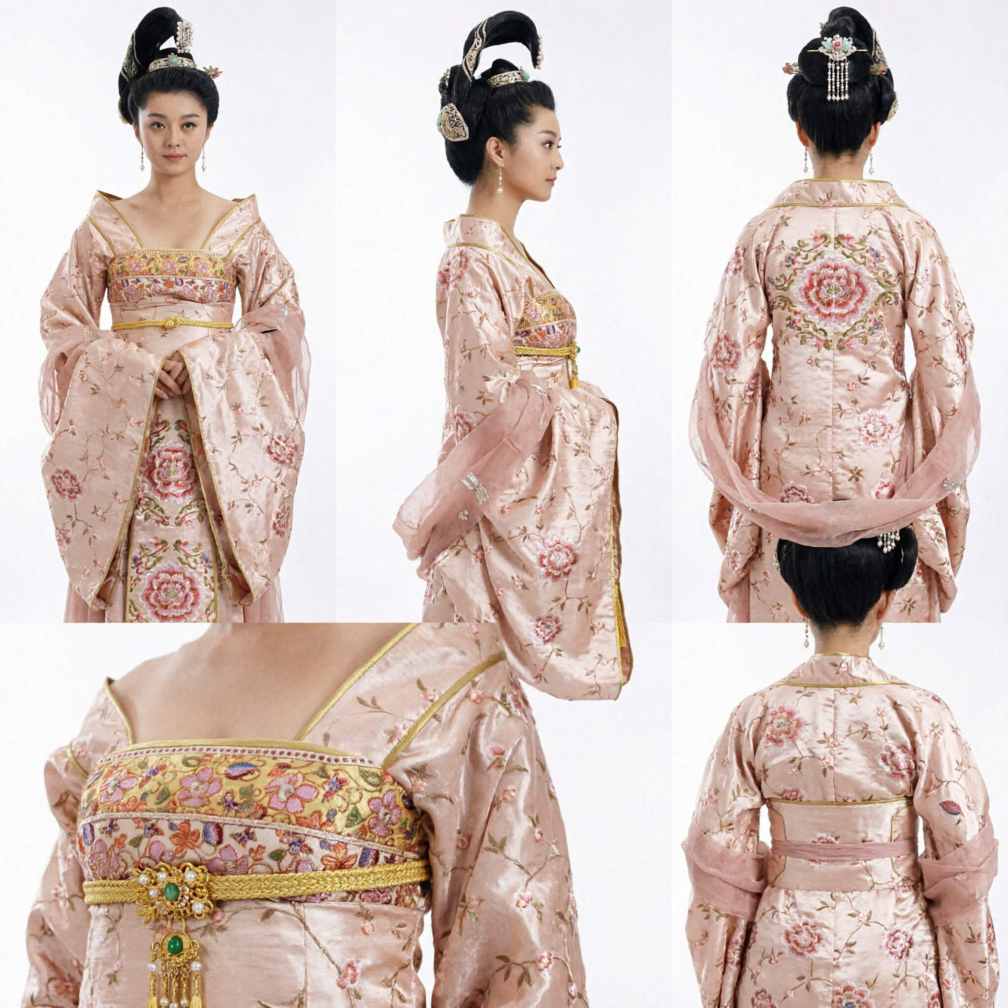 Costume Hanfu Dinastia Tang da Concubina Imperiale per Donne Abito Tradizionale Antico Cinese da Palazzo per Cosplay e Spettacolo - Asian Costume