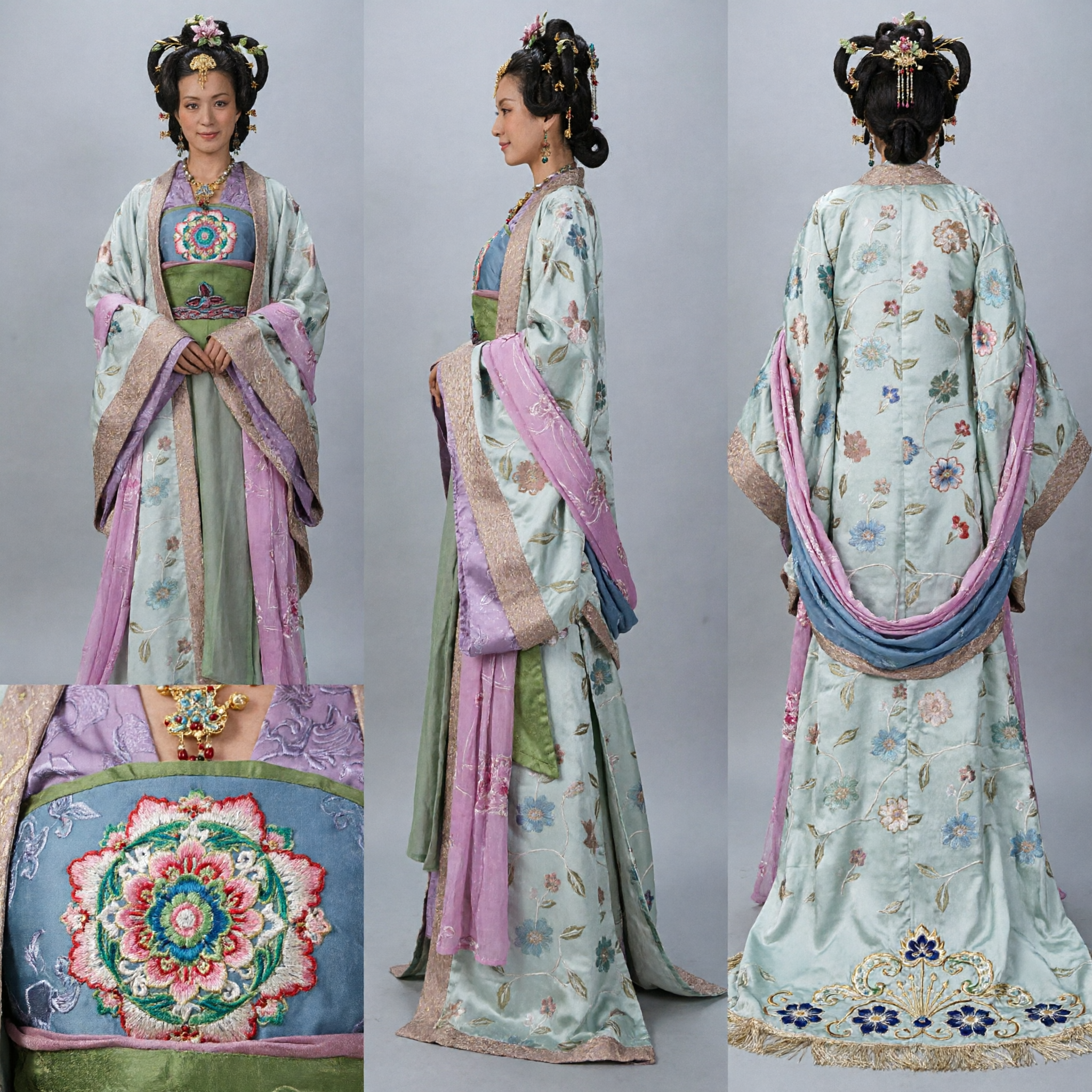 Traditional Chinese Tang Dynasty Palace Lady Hanfu Costume Ancient Empress Dress for Women Cosplay Performance - Asian Costume