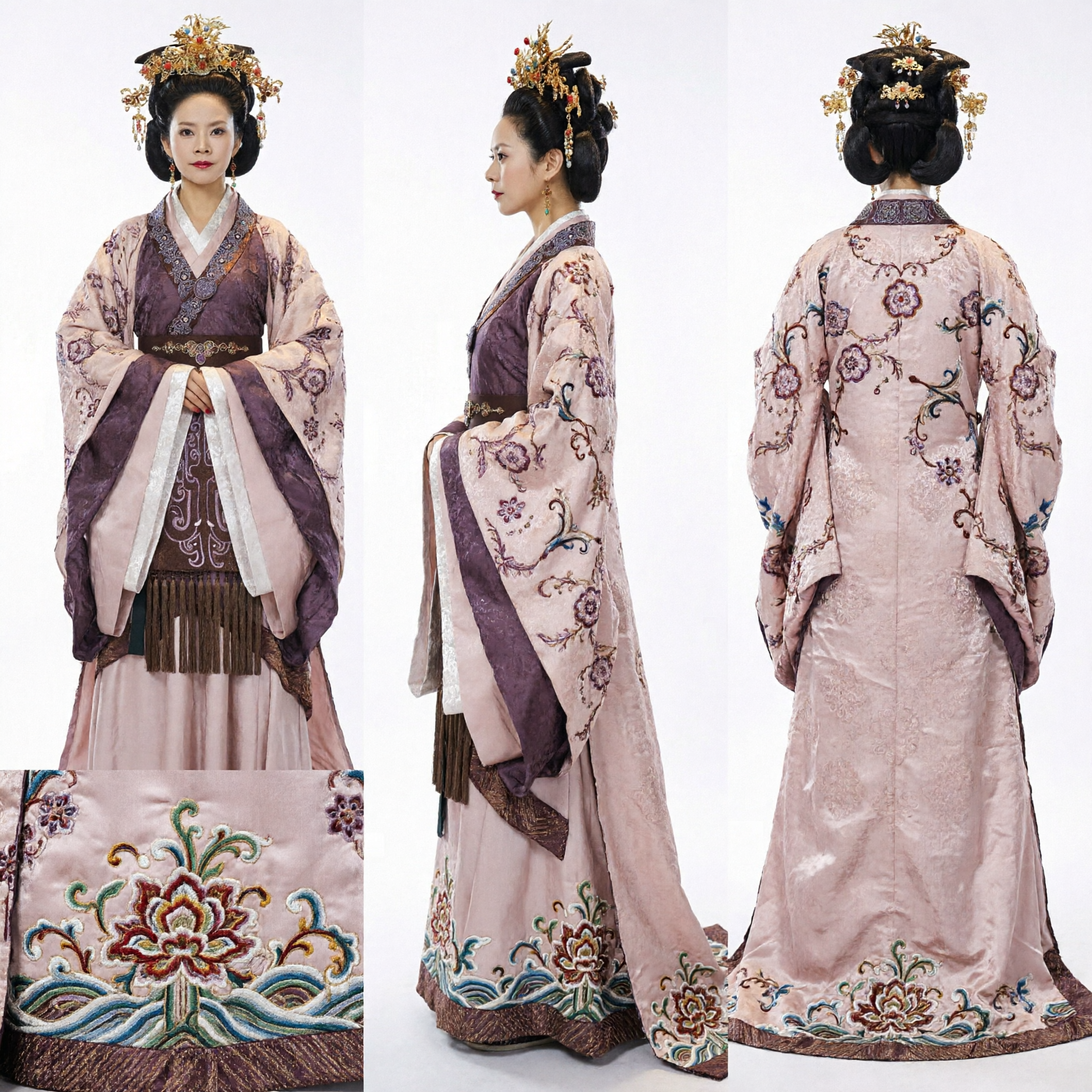 Oud Chinese Keizerin Hanfu Kostuum Traditioneel Paleis Adellijke Damejurk voor Vrouwen Historische Cosplay - Asian Costume