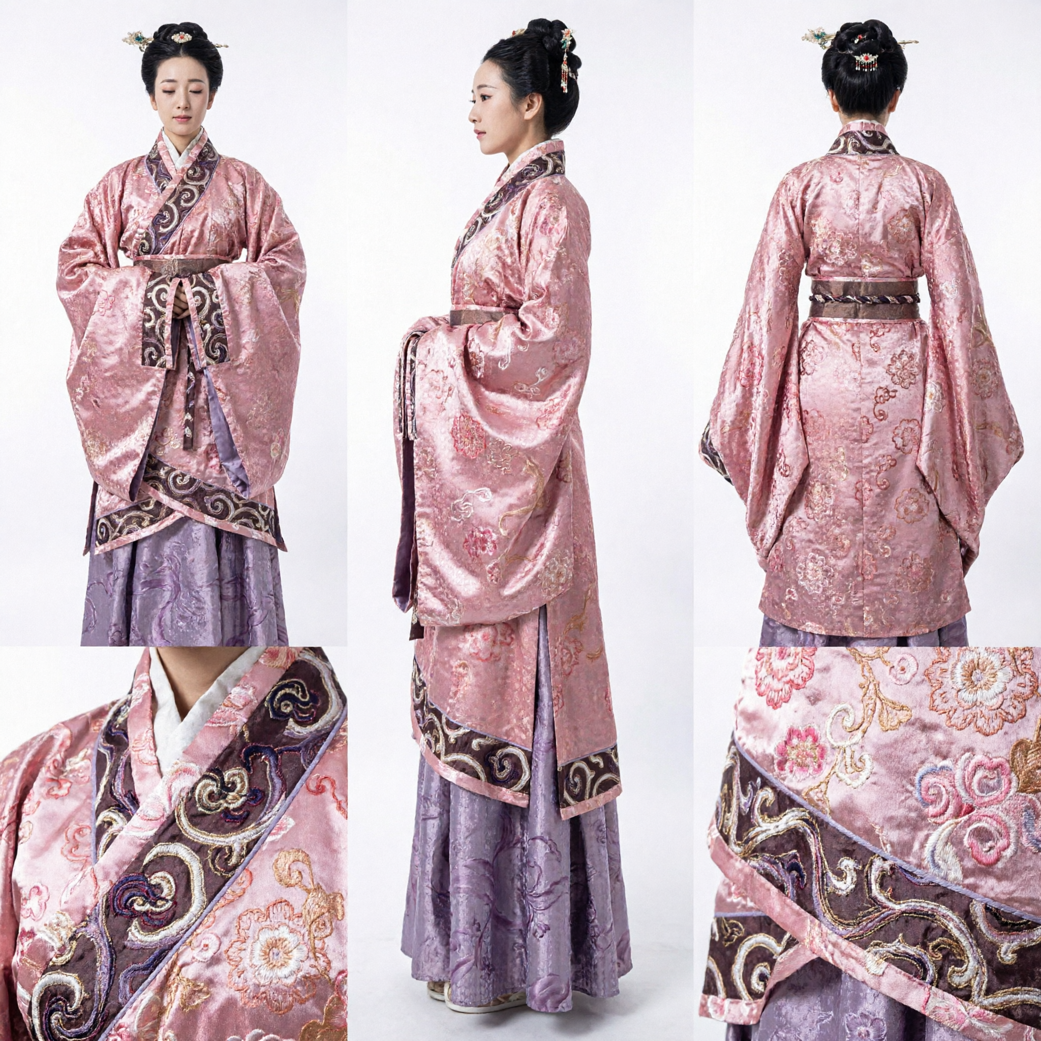Traje Hanfu tradicional chino antiguo de dama de palacio para mujeres, actuación en el escenario Wuxia y cosplay - Asian Costume
