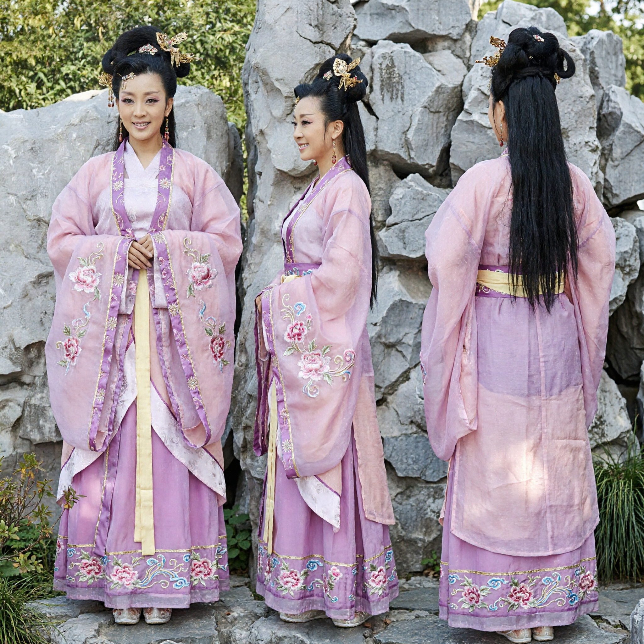 Traje Hanfu Tradicional Chino Vestido de Princesa Dama de Palacio Antigua de la Dinastía Tang para Mujer Representación Cosplay - Asian Costume