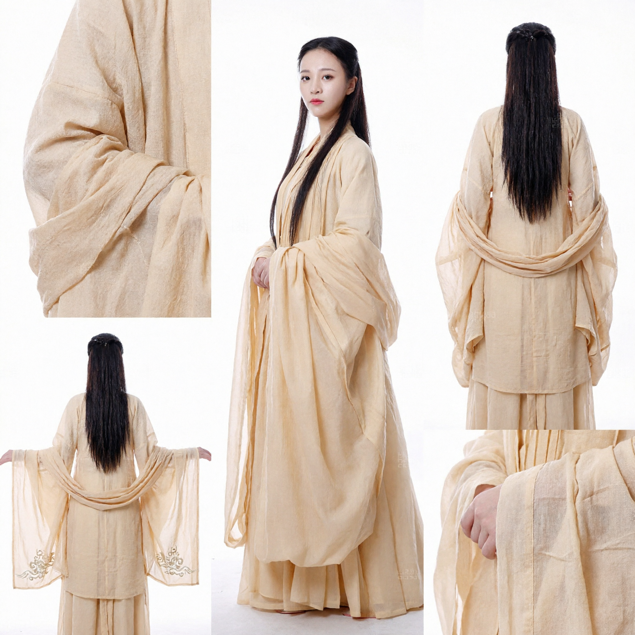 Tradycyjna suknia Hanfu dla kobiet, starożytny historyczny strój, szerokorękawny płaszcz do cosplayu - Asian Costume