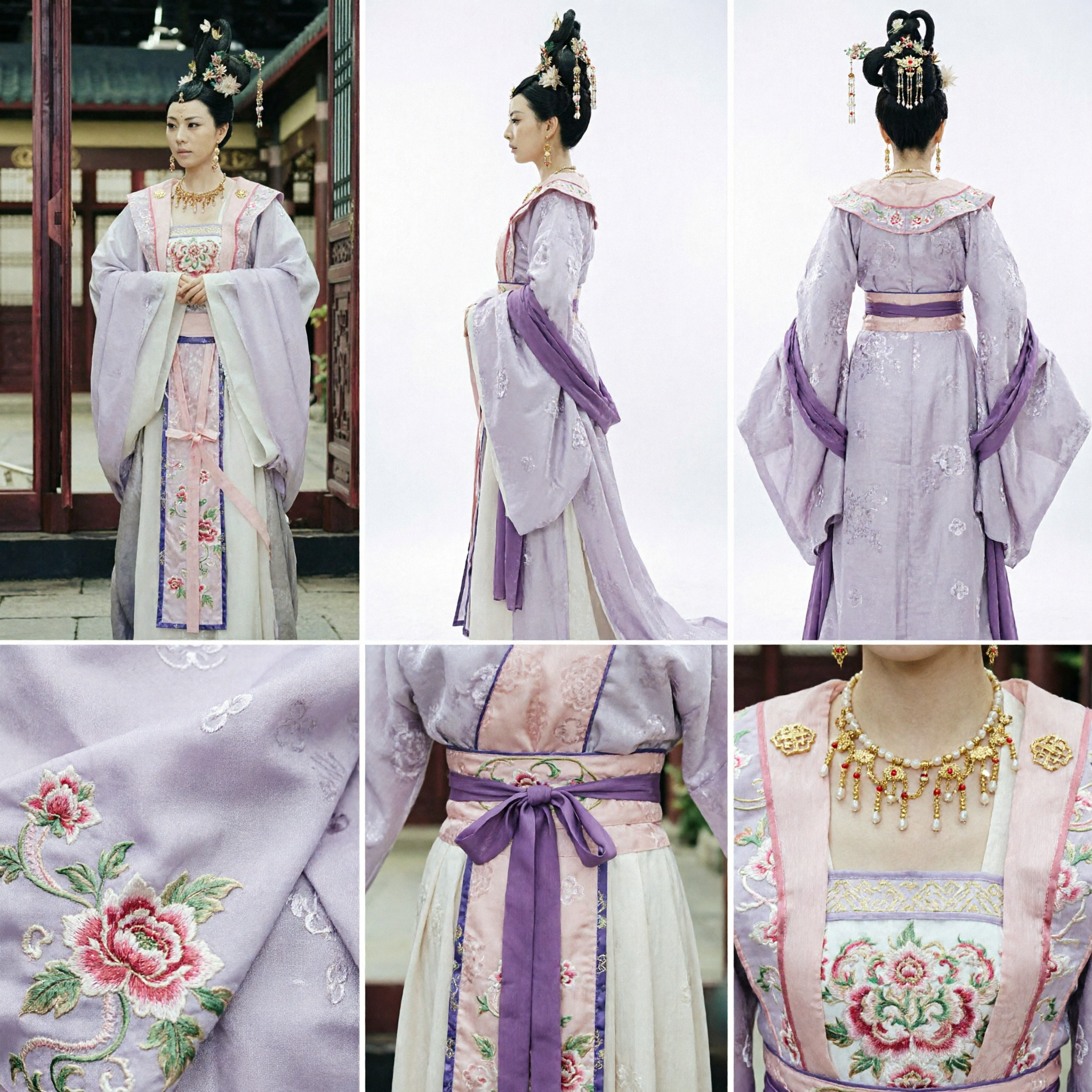 Elegant Traditioneel Chinees Tang-dynastie Paleis Dame Hanfu Kostuum Oude Prinses Jurken voor Vrouwen - Asian Costume