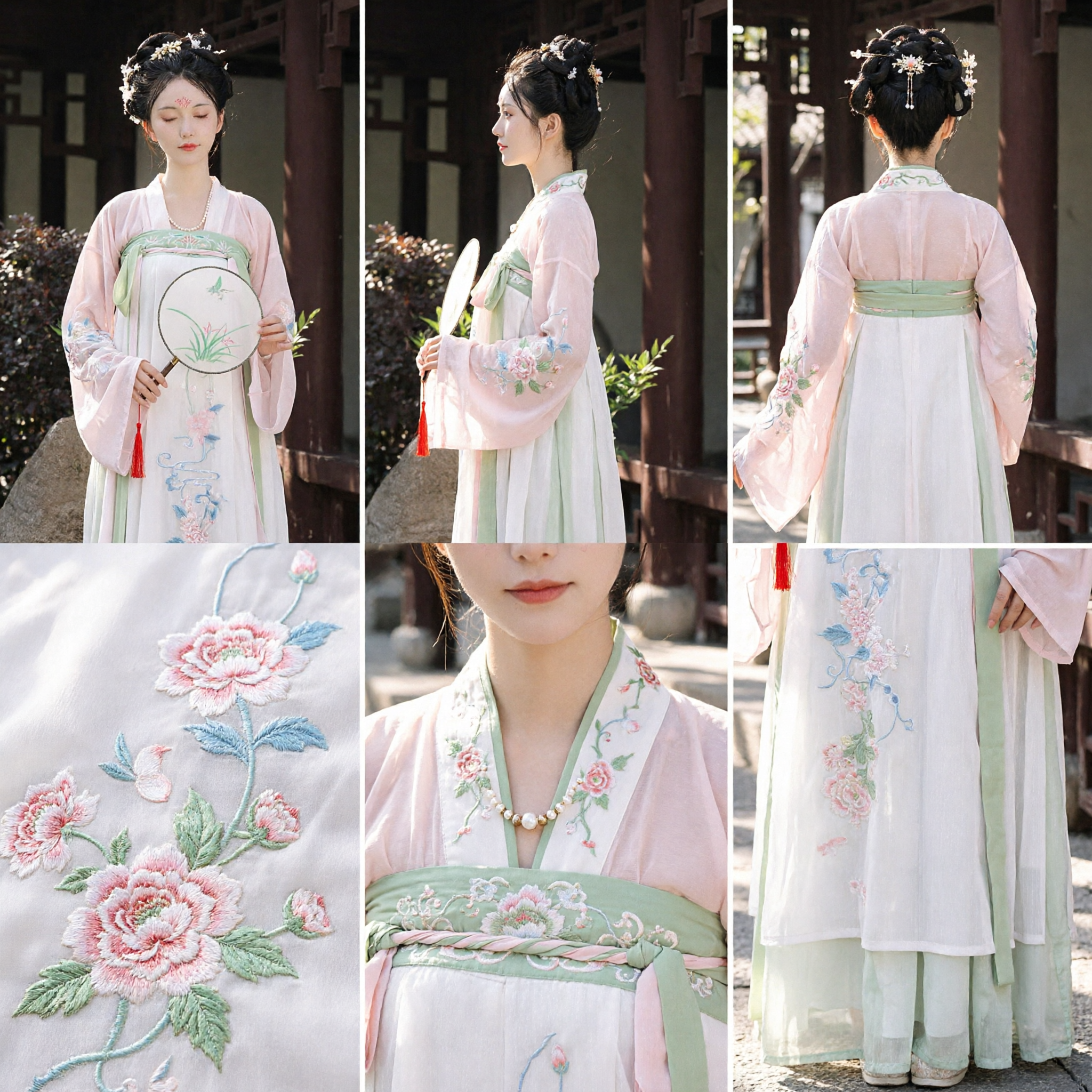 Robe Hanfu Ruqun élégante de la dynastie Tang traditionnelle chinoise - Costume ancien de princesse fée pour femmes - Asian Costume
