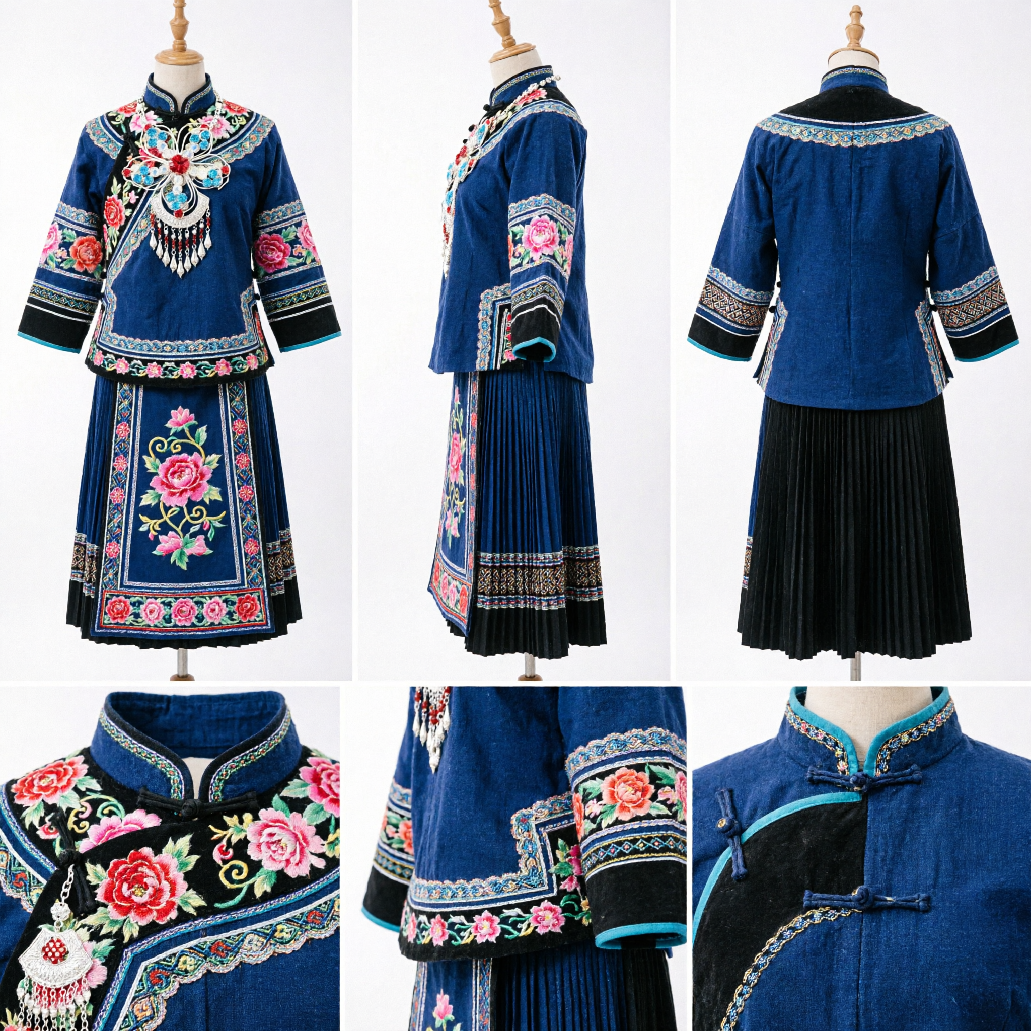 Traditioneel Chinees Kristal Bloem Haarspeld Oud Hanfu Haarstok Accessoire voor Vrouwen Bruidskostuum Sieraad - Asian Costume